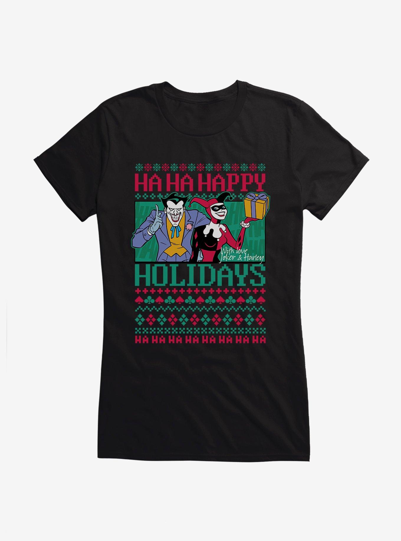 Batman With Love Joker And Harley Girls T-Shirt, , hi-res