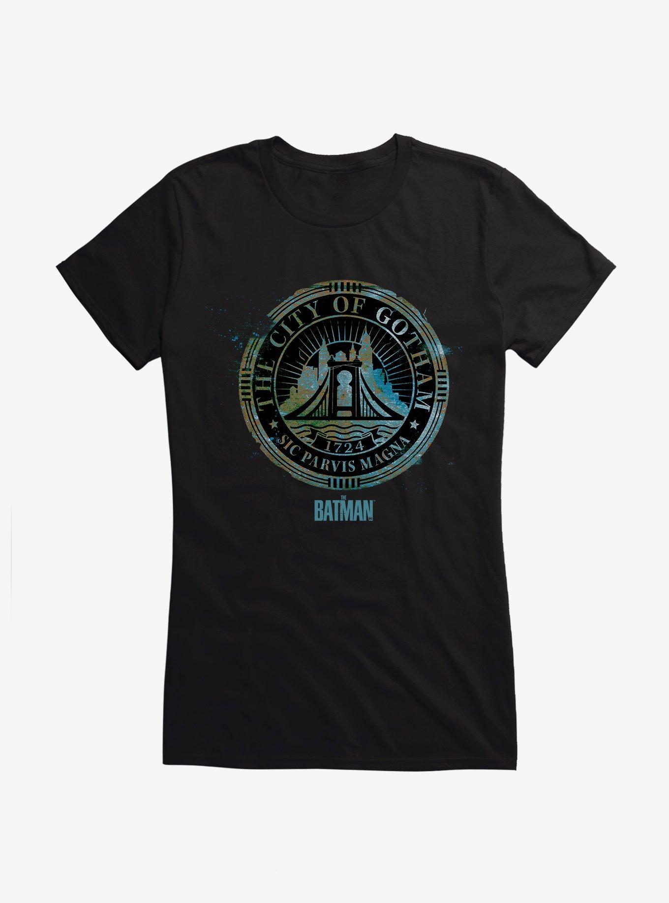 The Batman Gotham City Seal Girls T-Shirt, , hi-res