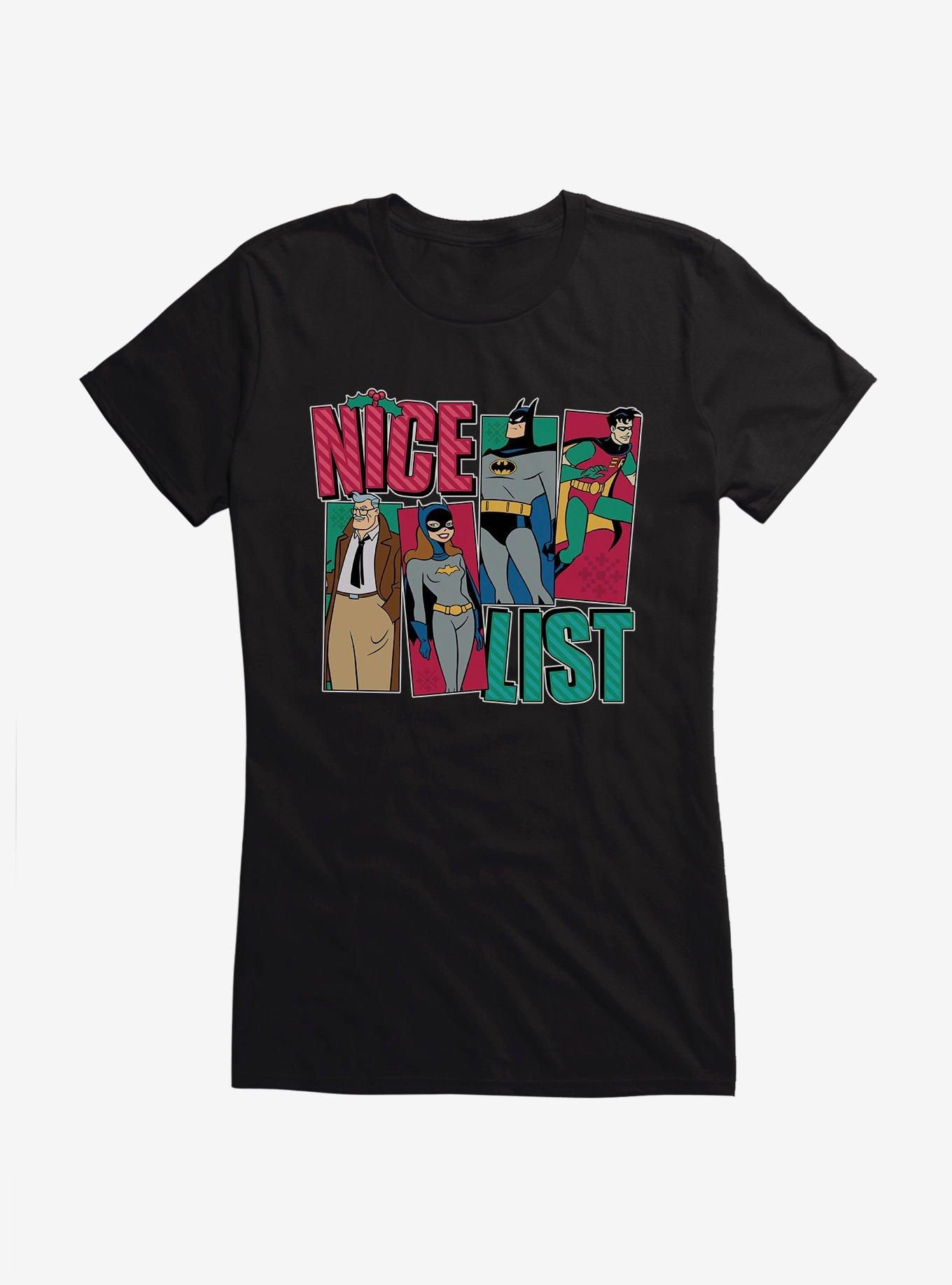 Batman Nice List Girls T-Shirt, BLACK, hi-res