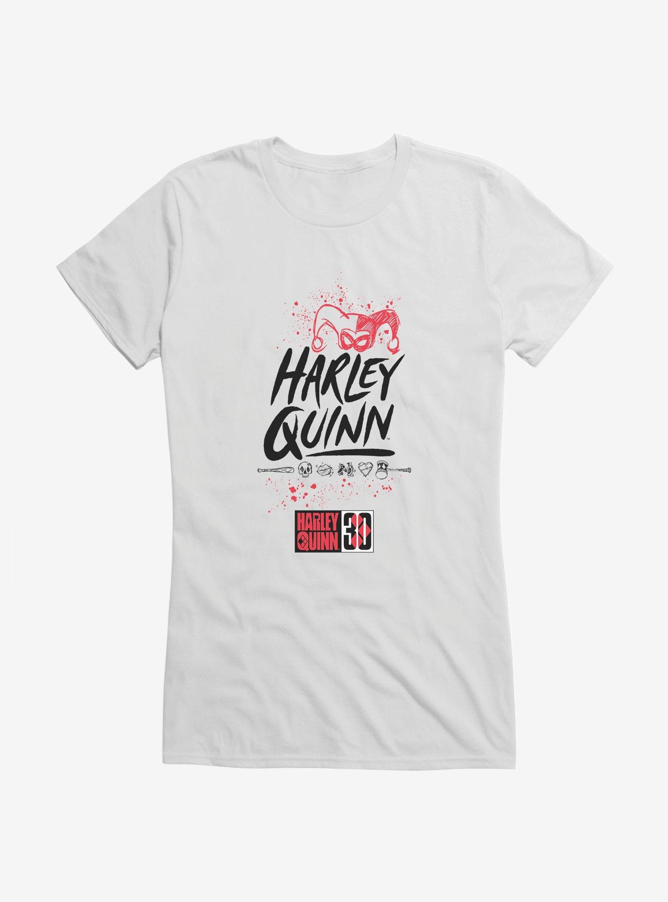 Harley Quinn Logo Girls T-Shirt, , hi-res