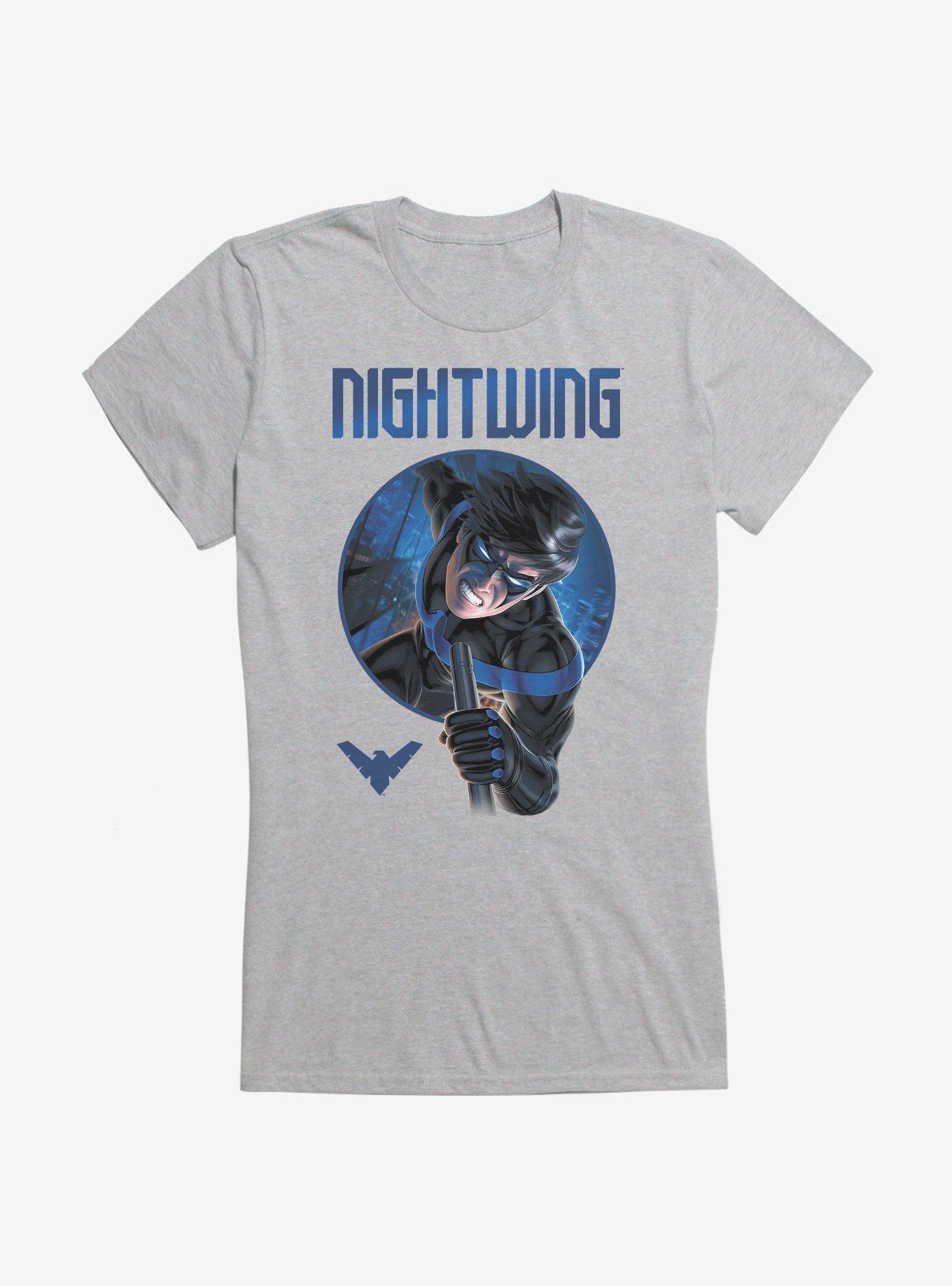 Batman Nightwing Girls T-Shirt, SPORT GRAY, hi-res