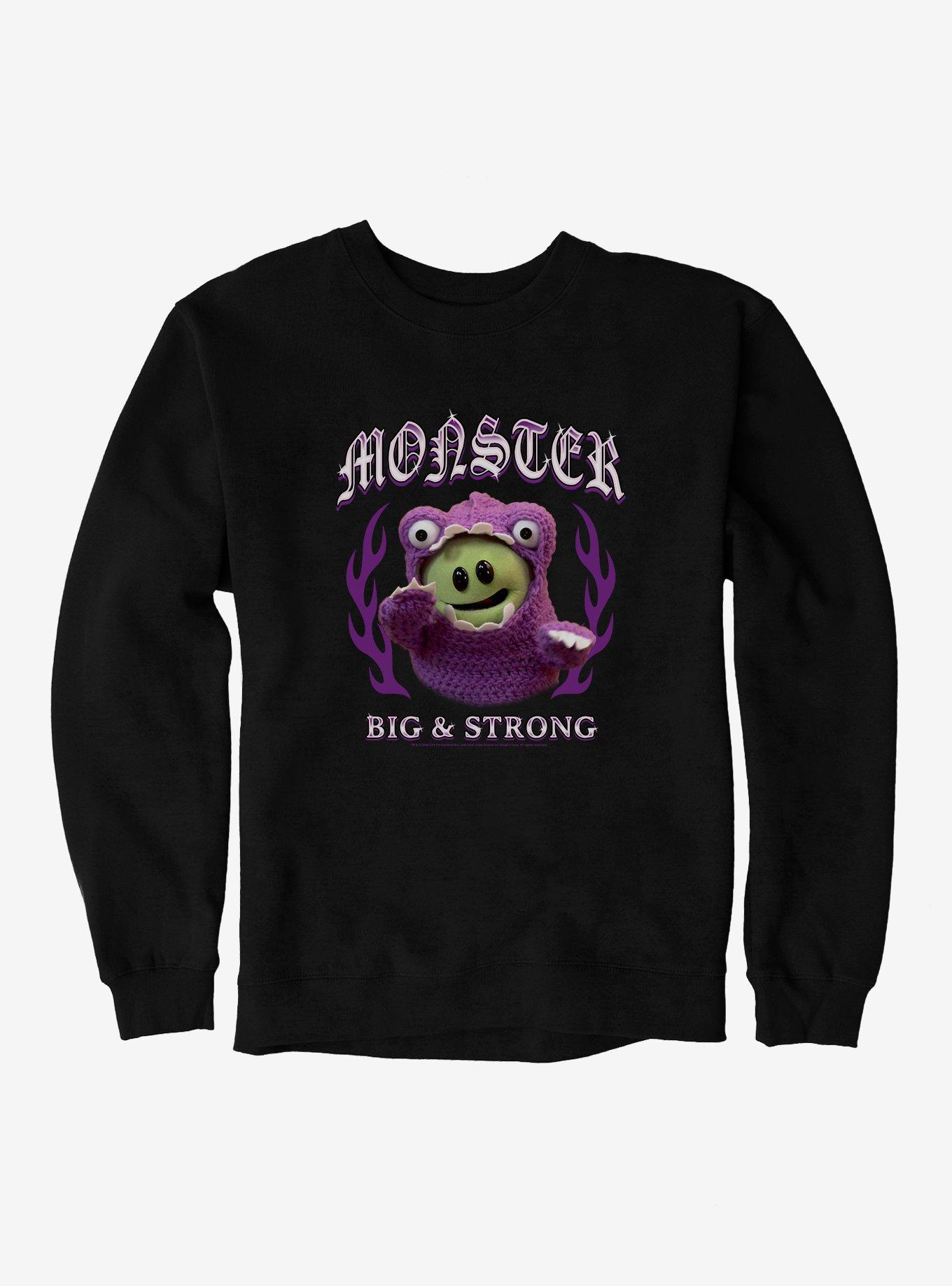 Nanalan Monster Big And Strong Sweatshirt, BLACK, hi-res