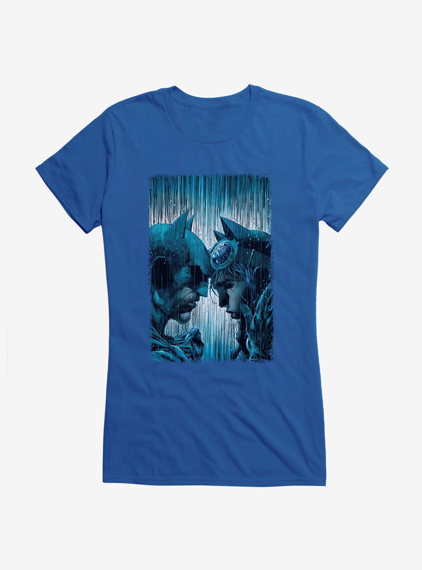 Batman And Catwoman Rain Girls T-Shirt, , hi-res