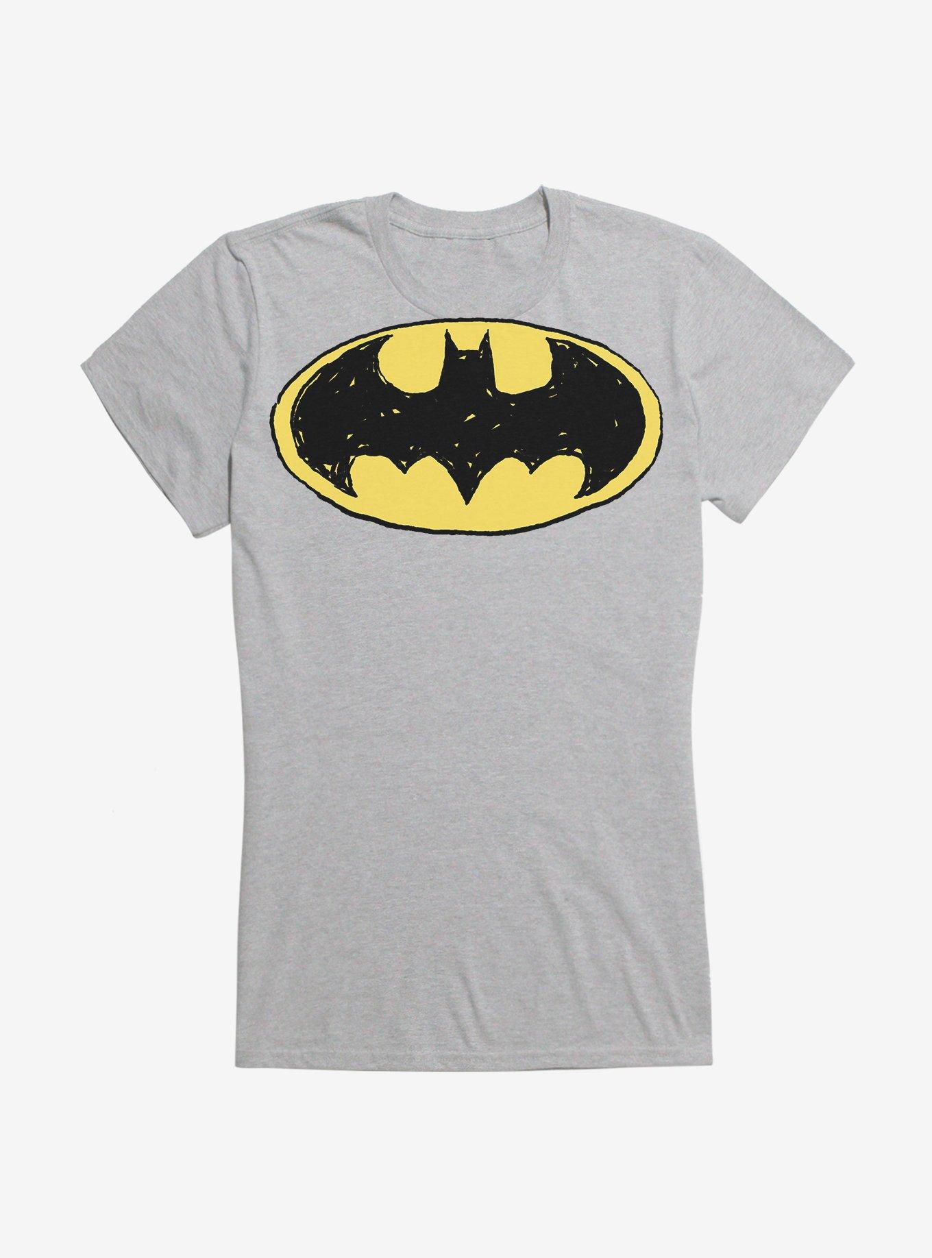 Batman Bat Signal Logo Girls T-Shirt, , hi-res