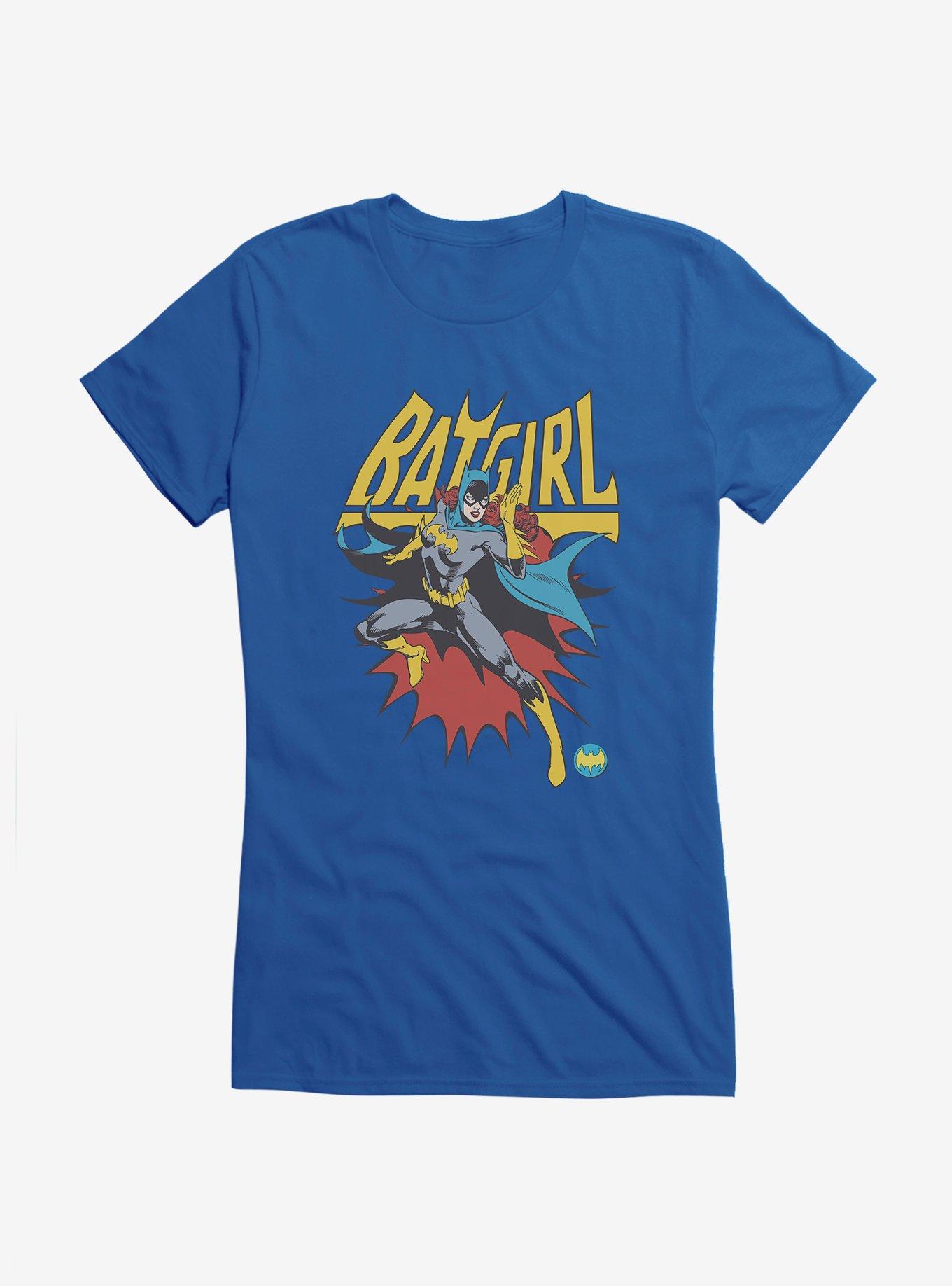 Batman Batgirl Action Portrait Girls TShirt