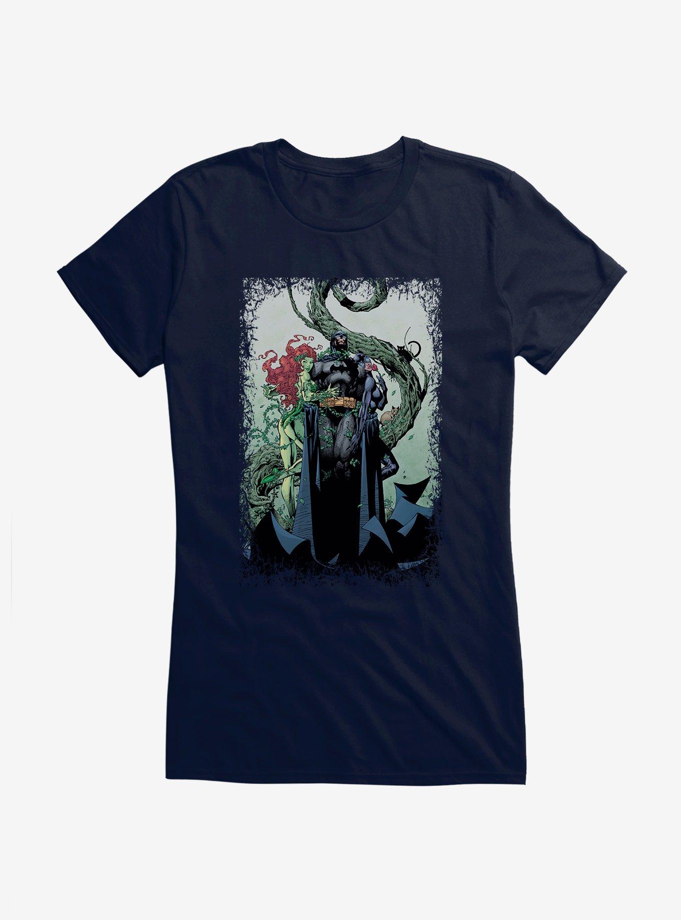 Batman Catwoman Poison Ivy Pose Girls T-Shirt, , hi-res