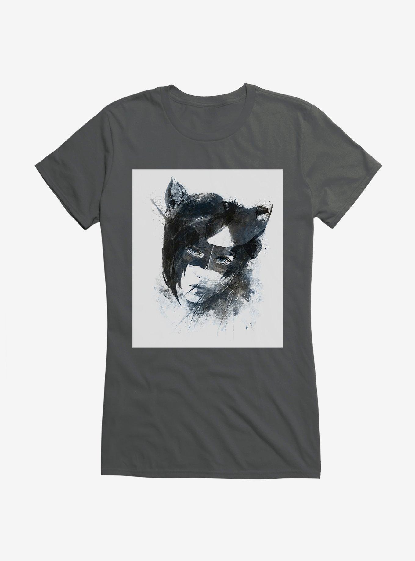 Batman Catwoman Watercolor Girls T-Shirt, , hi-res