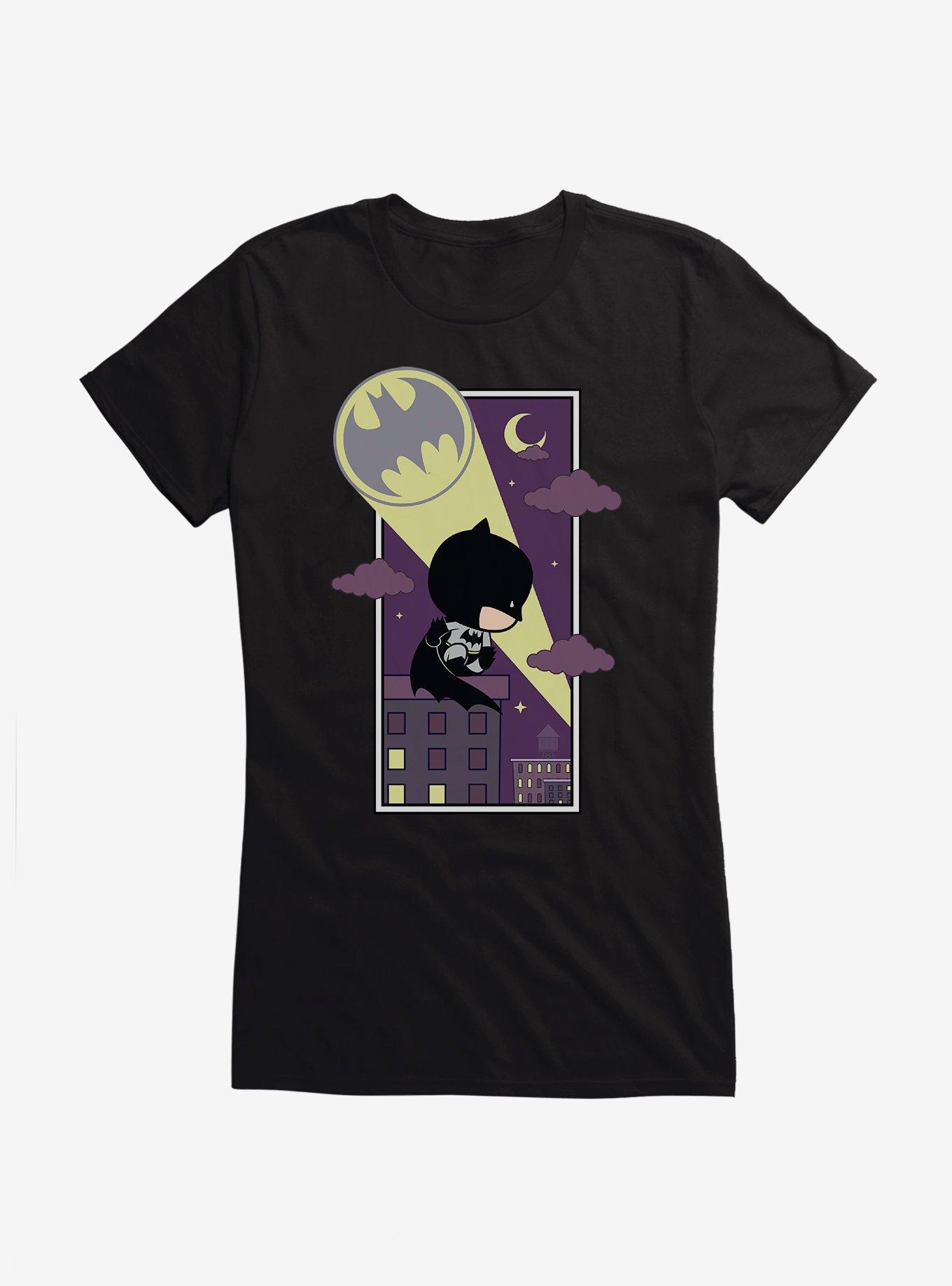 Batman Chibi Bat Signal Girls T-Shirt, , hi-res