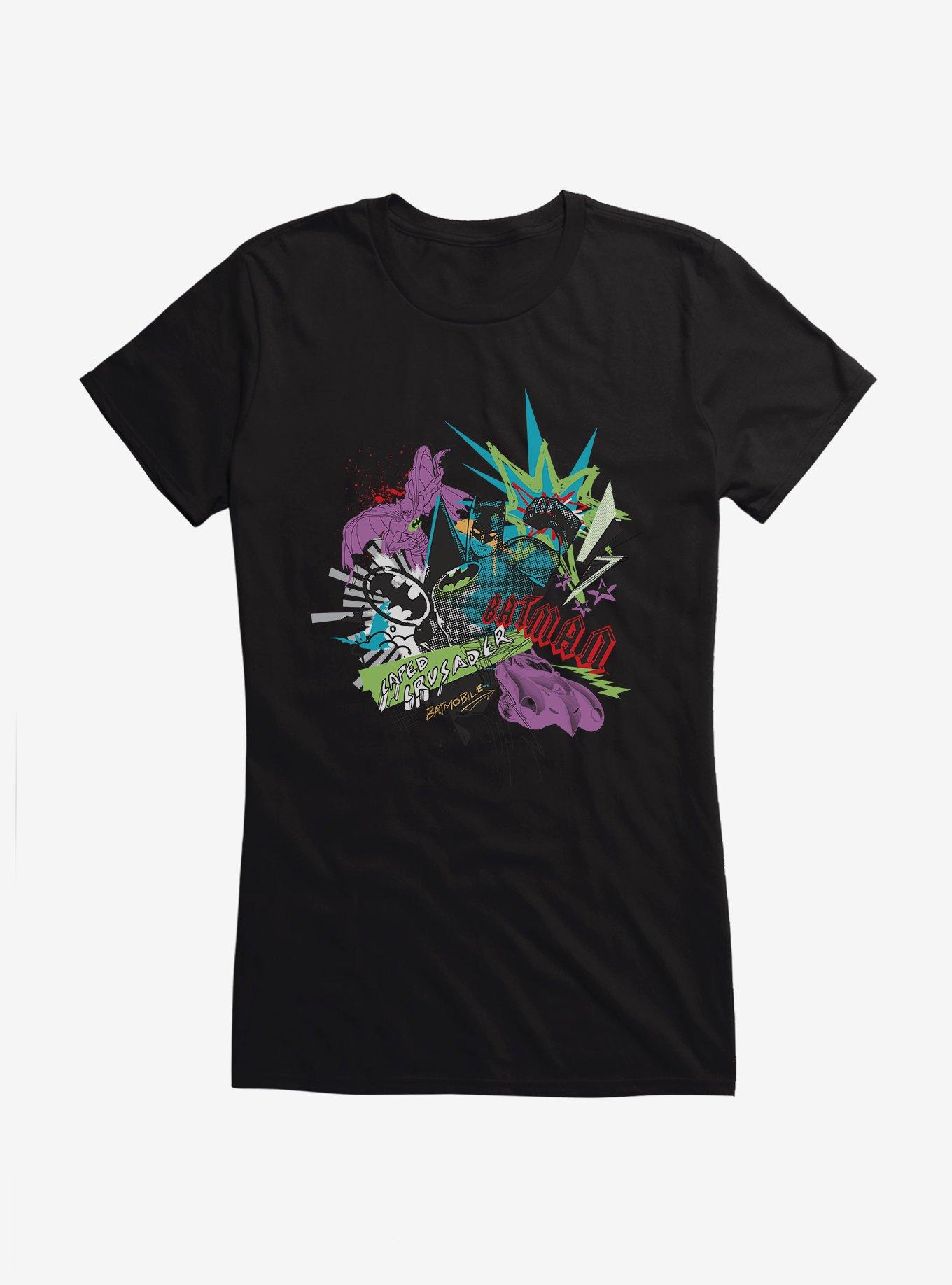 Batman Crusader Collage Girl's T-Shirt, , hi-res