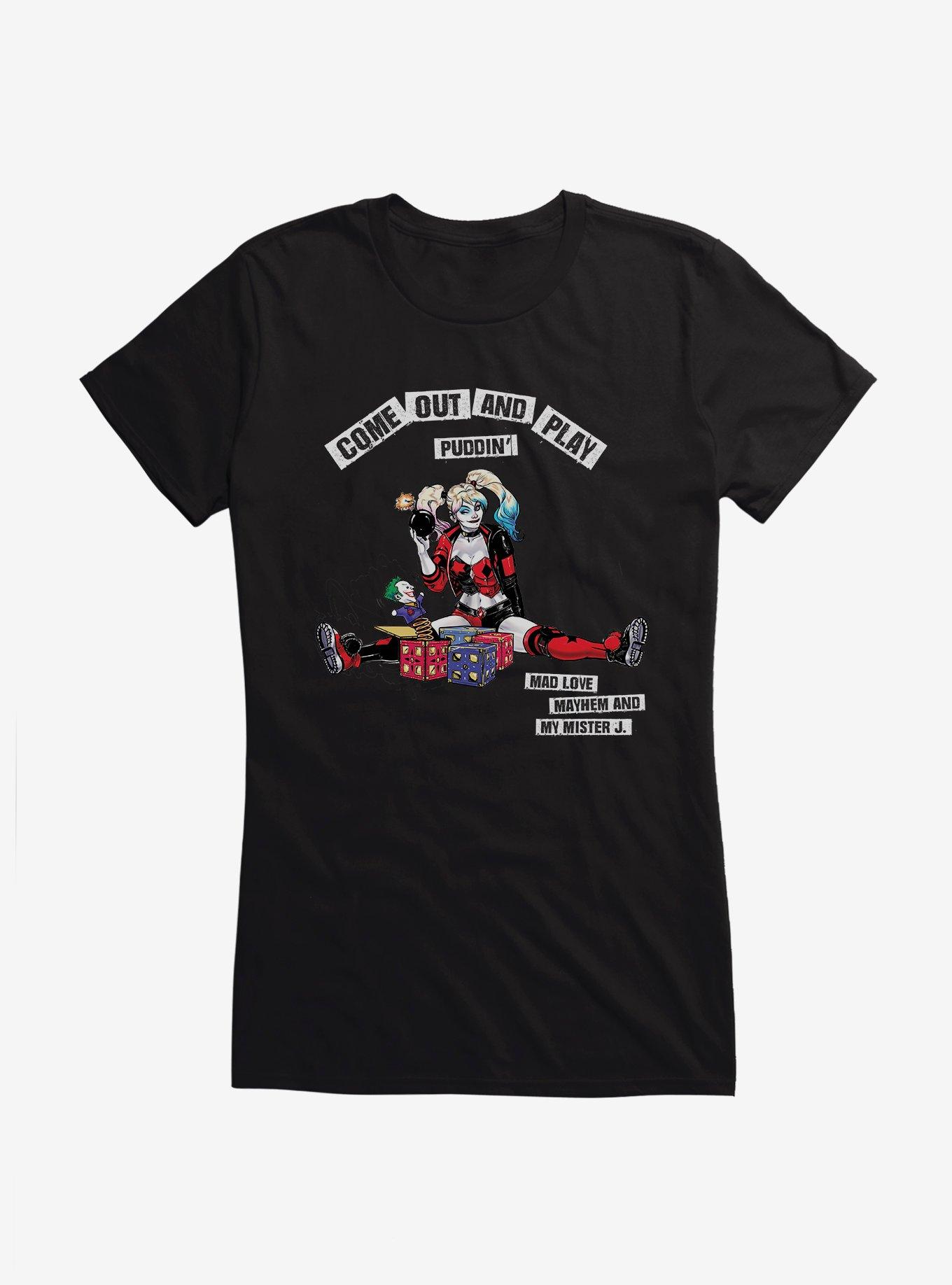 Batman Harley Quinn Come Out And Play Girls T-Shirt, , hi-res