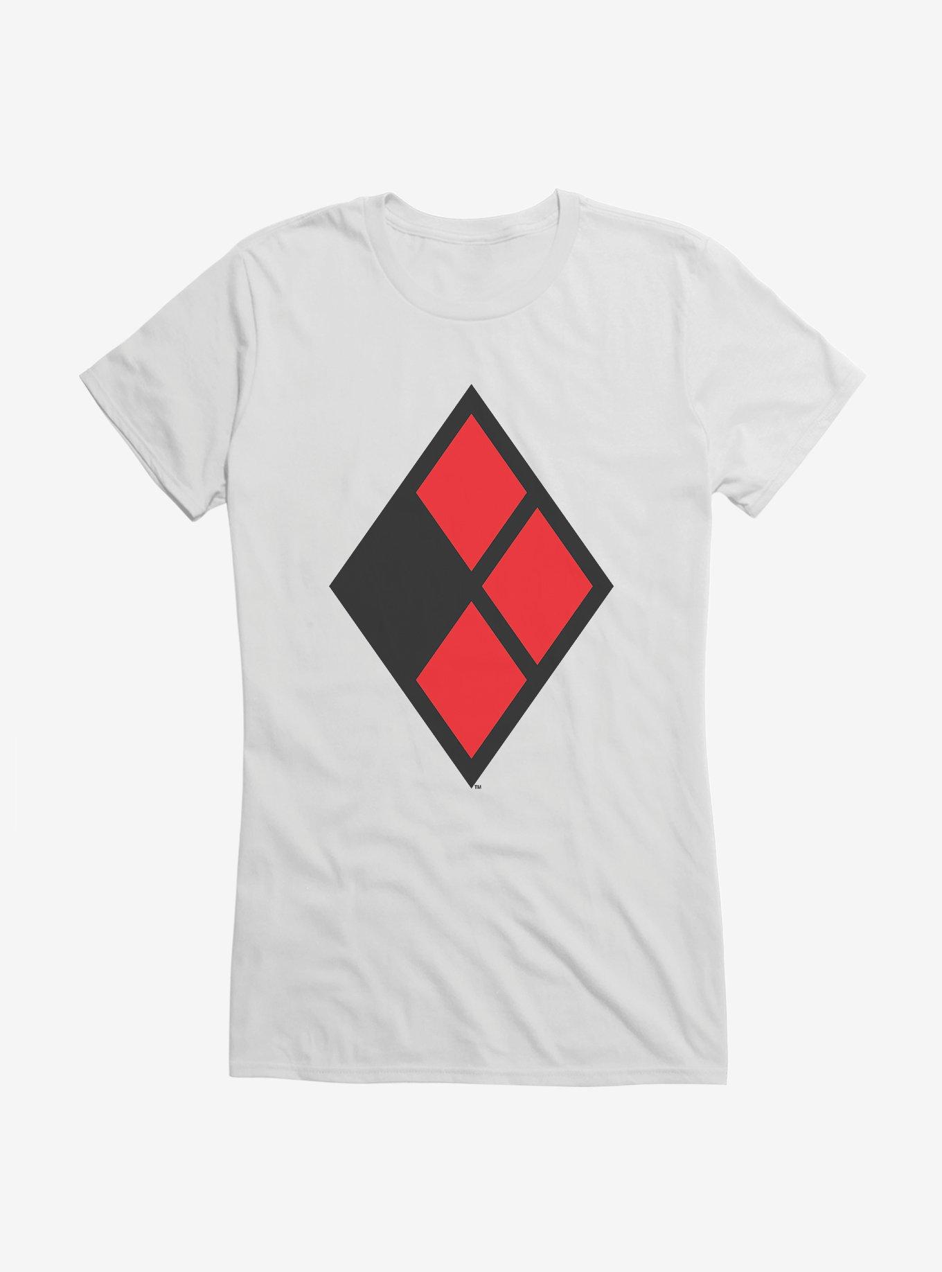 Batman Harley Quinn Diamond Girls T-Shirt, WHITE, hi-res