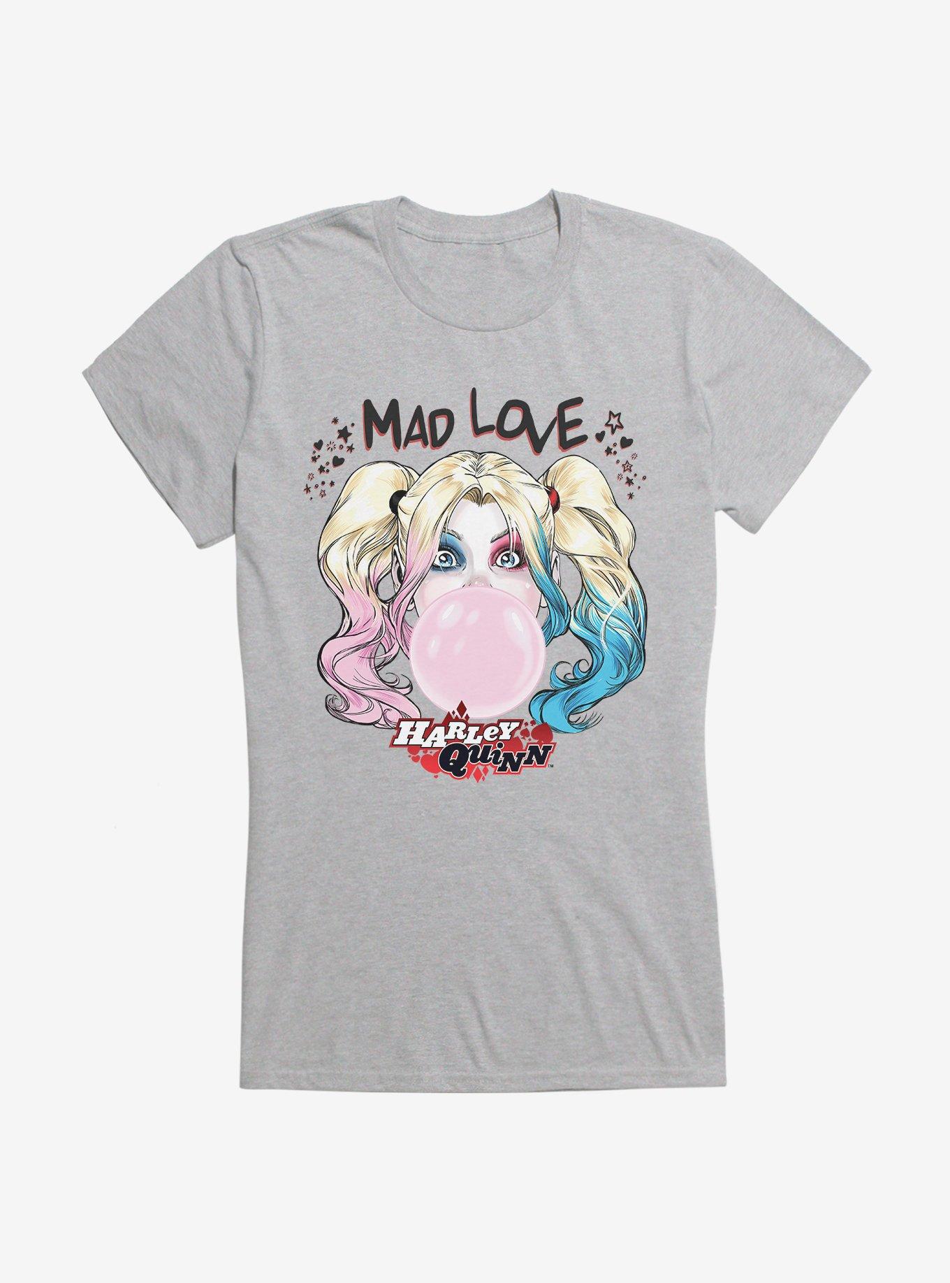 Batman Harley Quinn Mad Love Girls T-Shirt, SPORT GRAY, hi-res