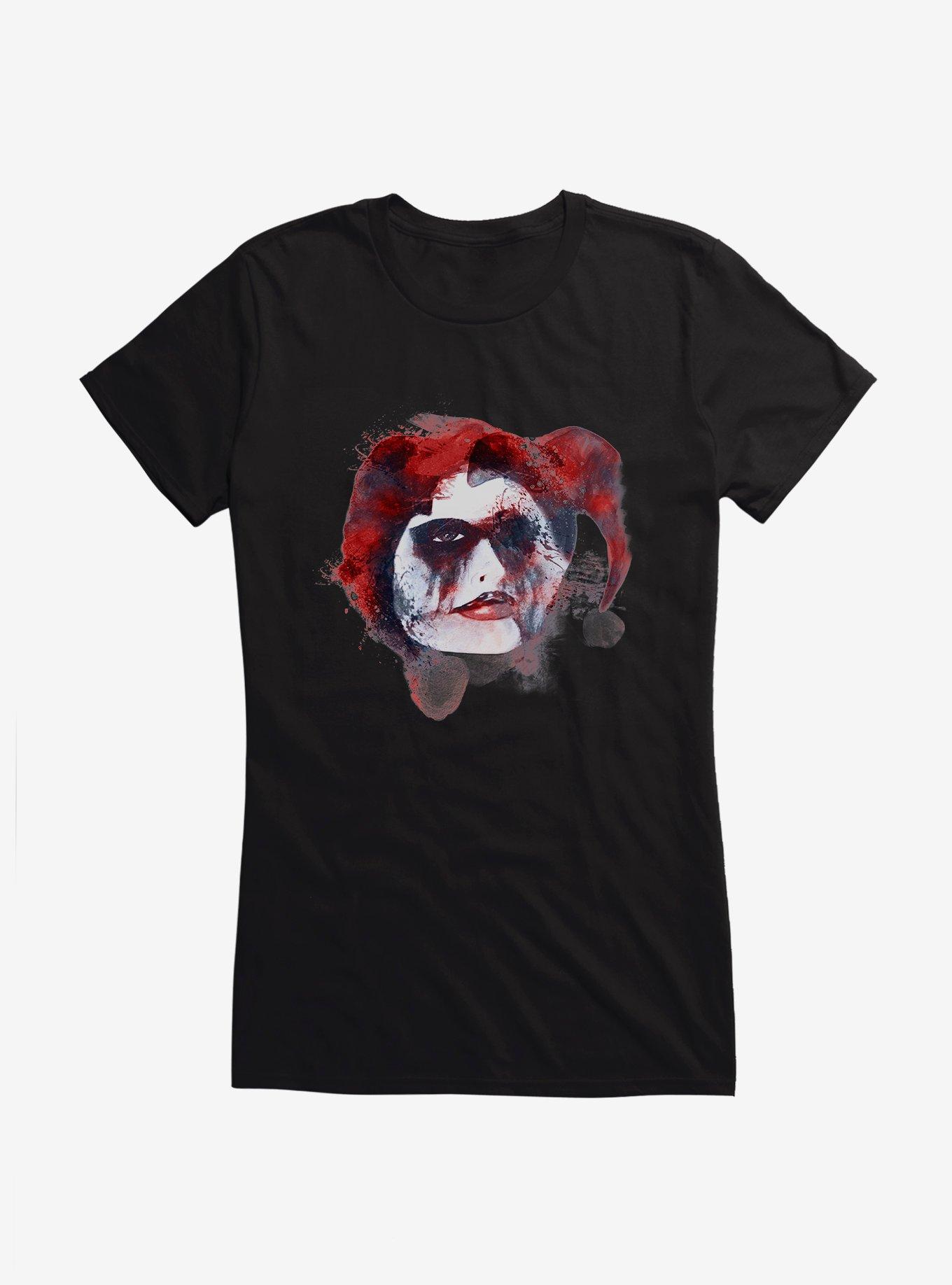 Batman Harley Quinn Watercolor Girls T-Shirt, , hi-res