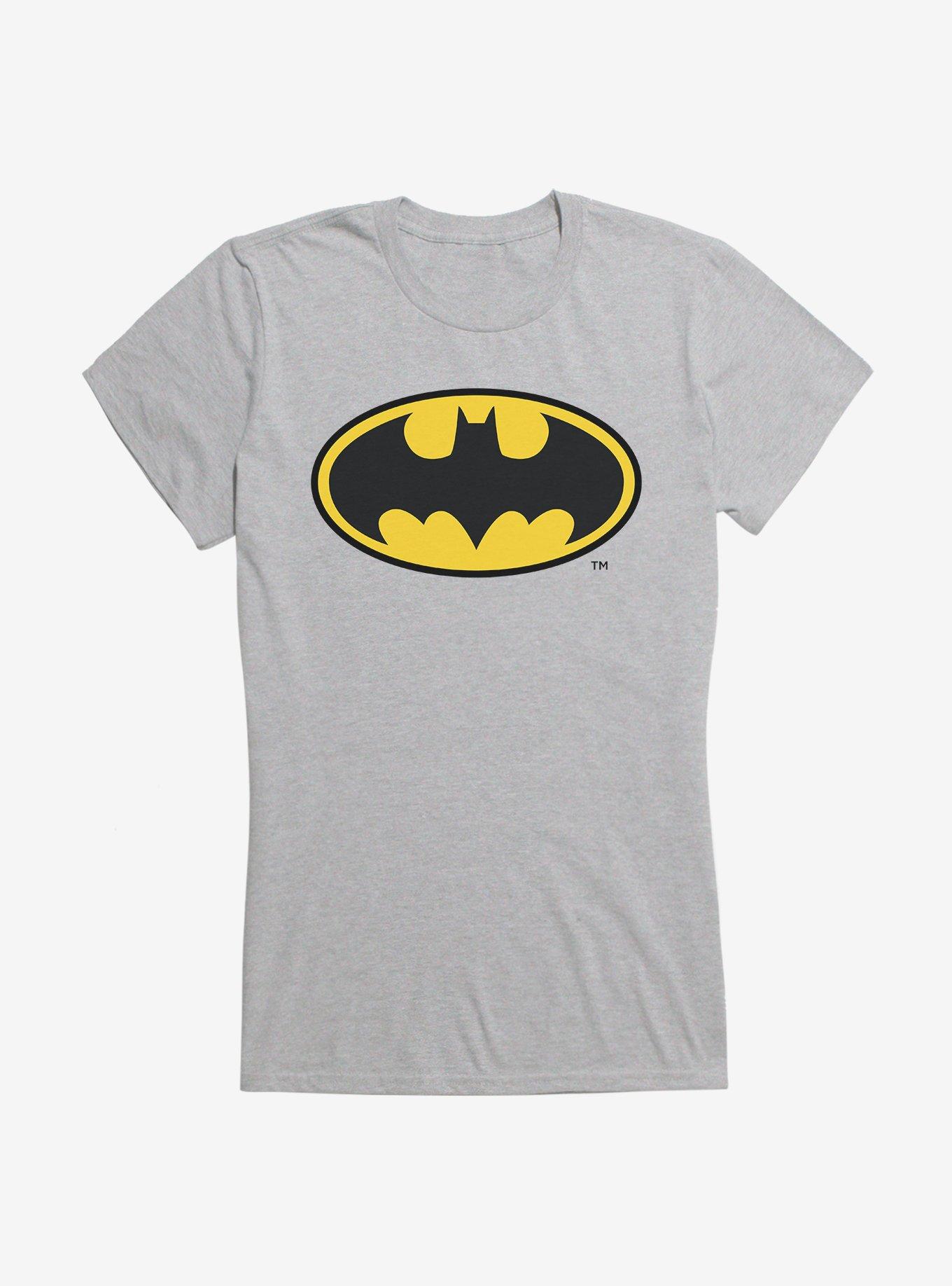Batman 1989 Logo Girls T-Shirt, SPORT GRAY, hi-res