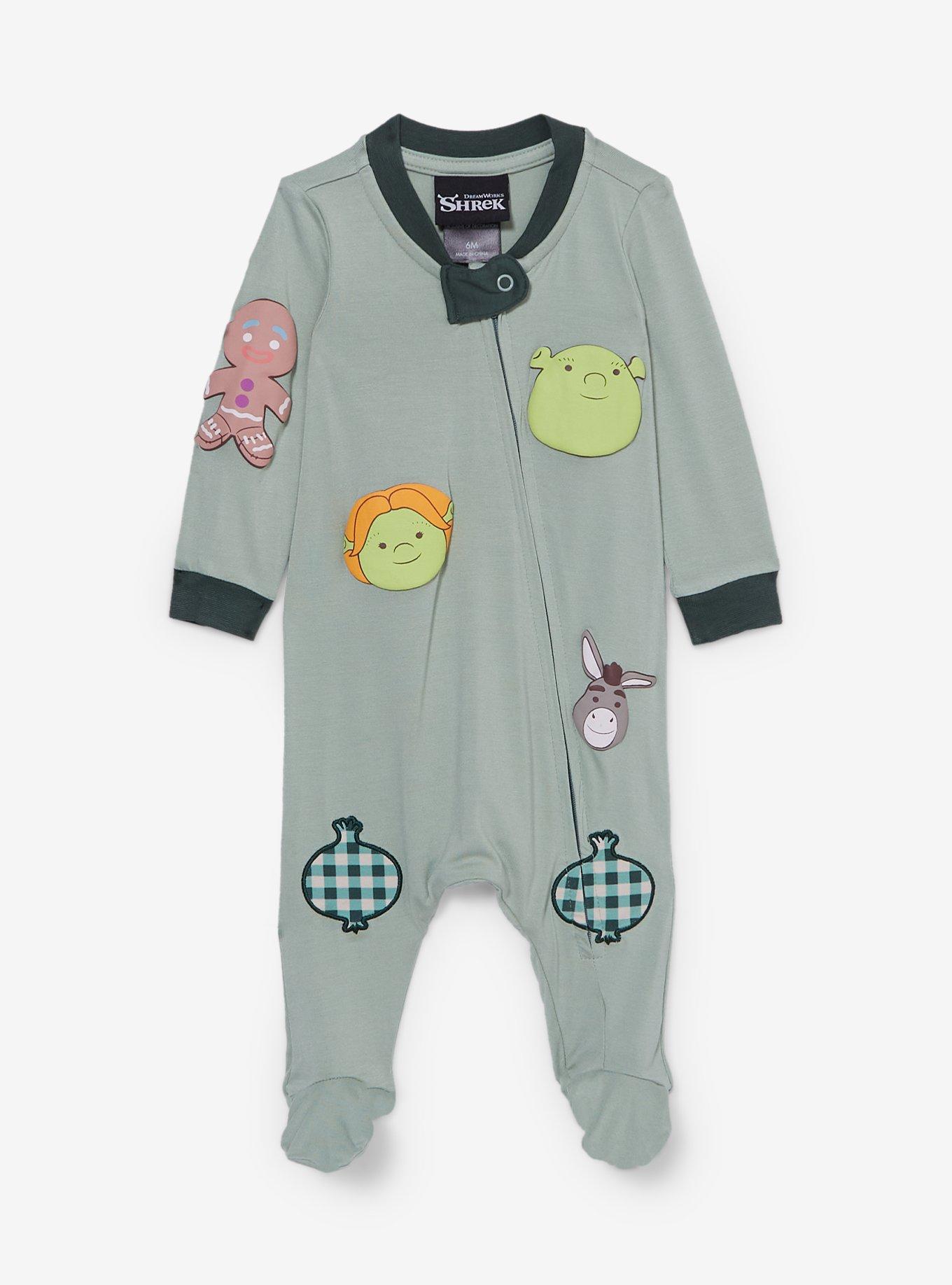 DreamWorks Shrek Puff Print Character Infant One-Piece - BoxLunch Exclusive, , hi-res