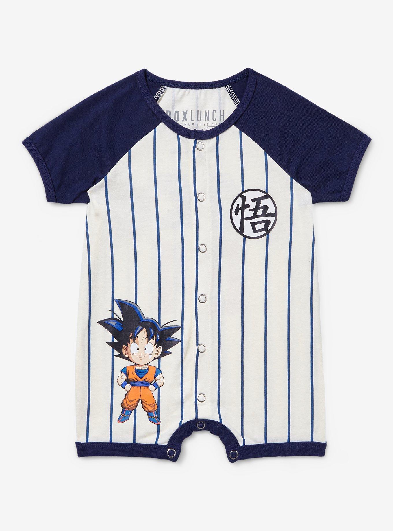 Dragon Ball Z Goku Striped Infant One-Piece BoxLunch Exclusive