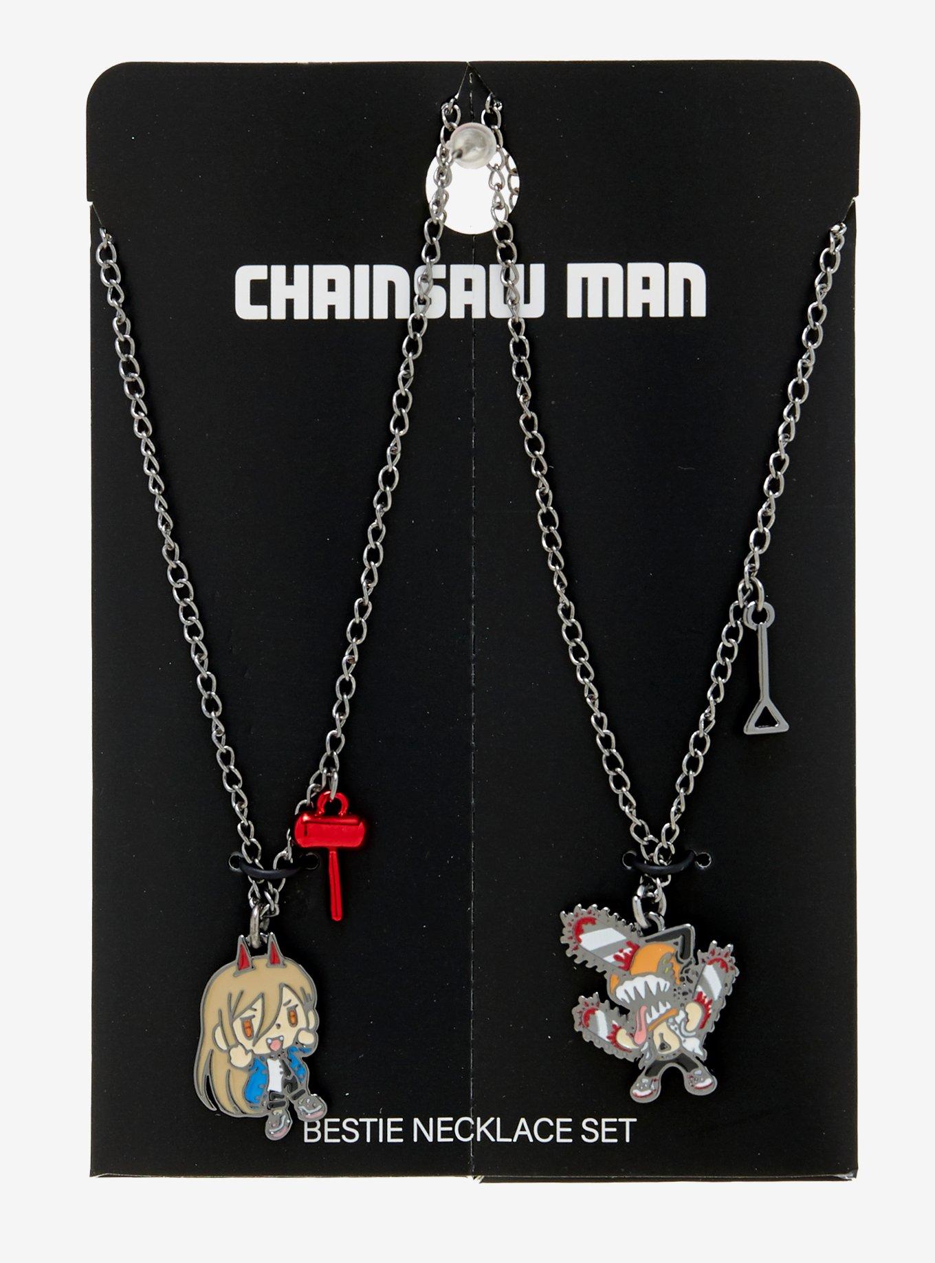 Chainsaw Man Chibi Power & Denji Best Friend Necklace Set, , hi-res