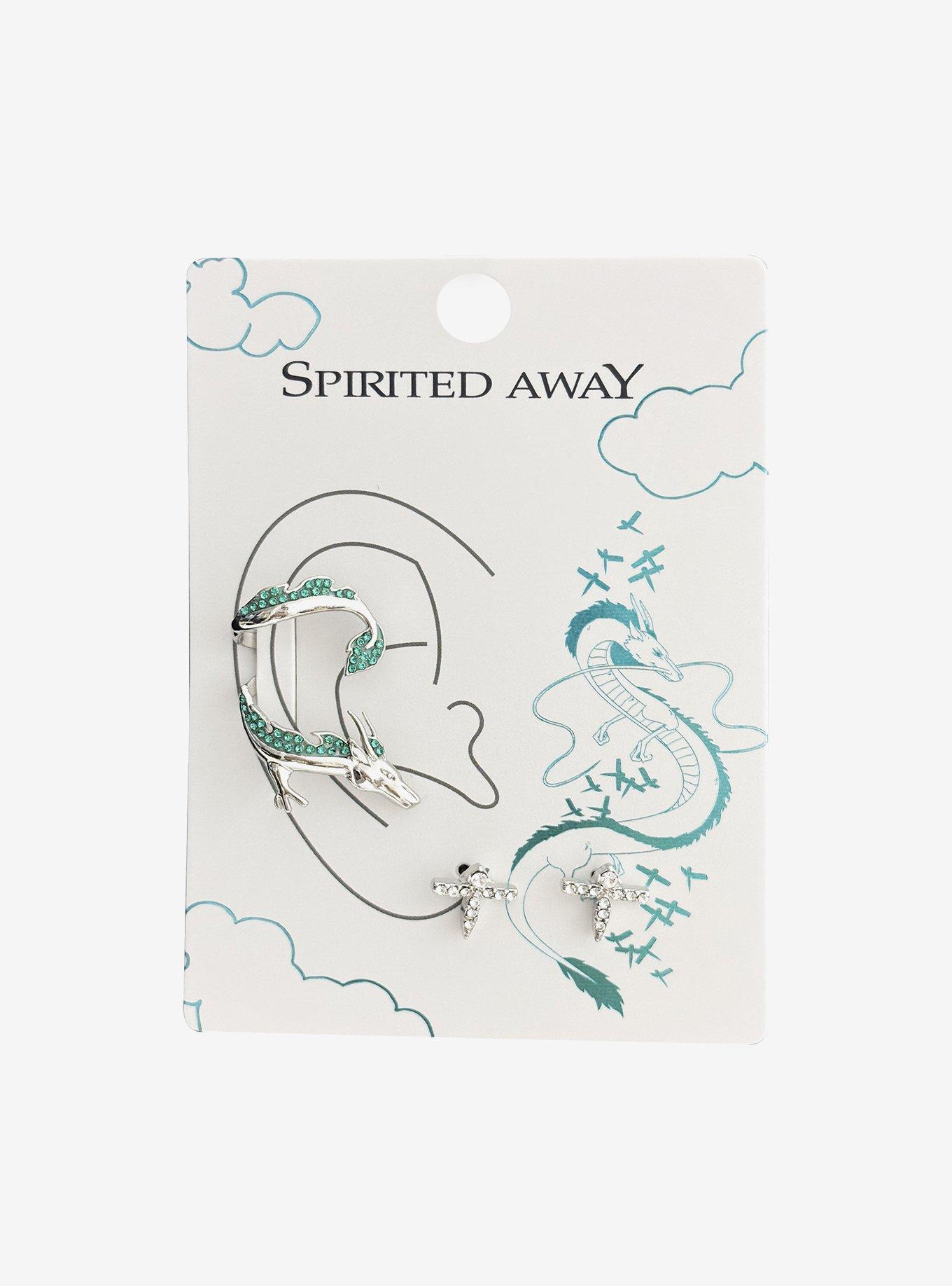 Studio Ghibli® Spirited Away Haki Stud & Cuff Earring Set, , hi-res