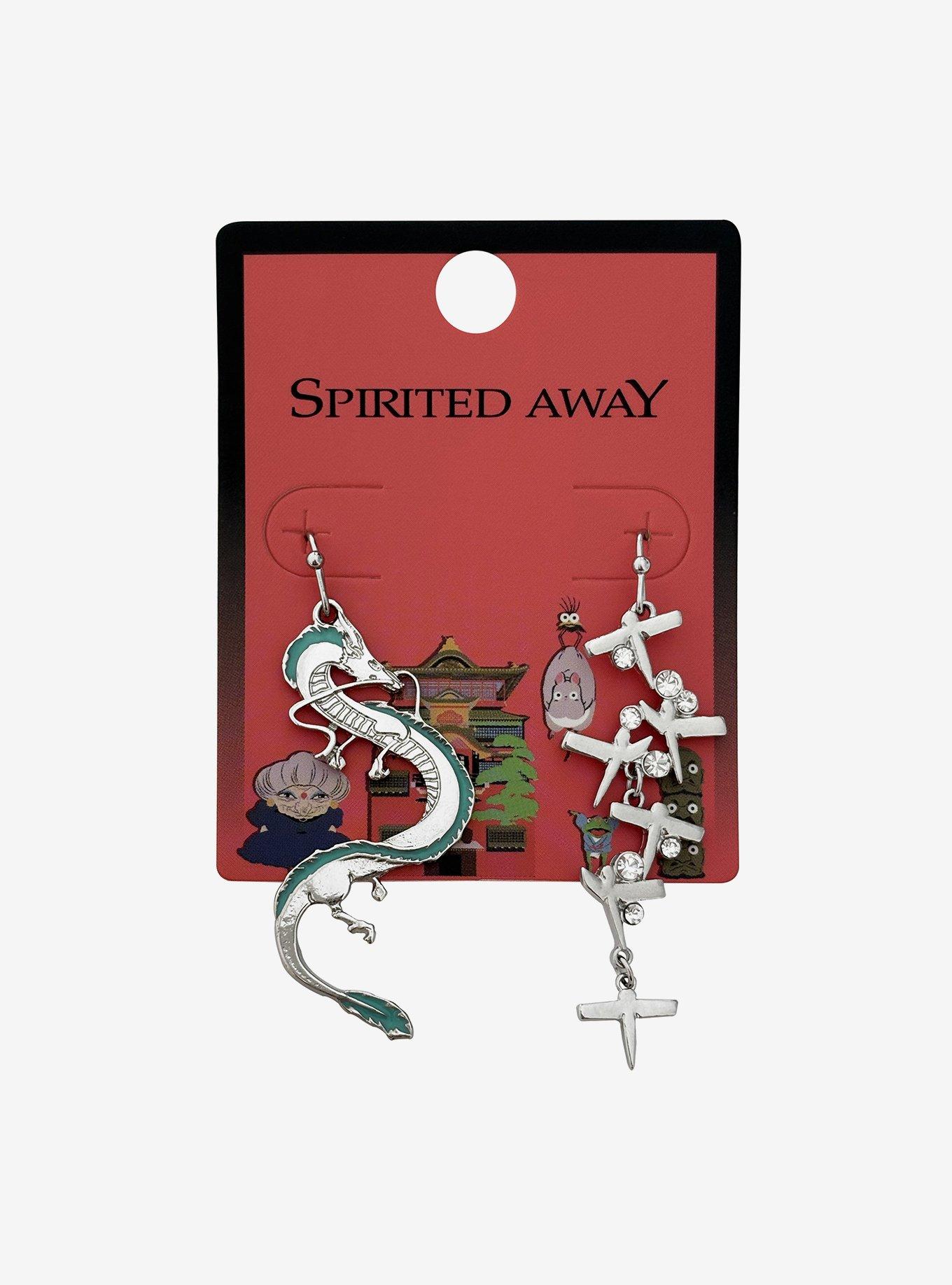 Studio Ghibli® Spirited Away Haku & Sikigami Drop Earrings, , hi-res