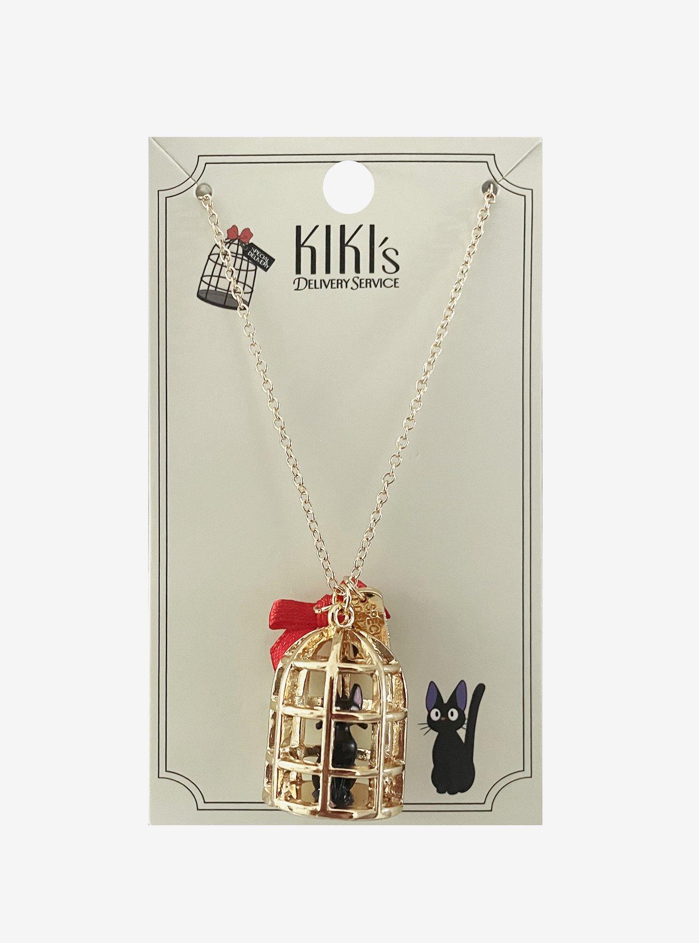 Studio Ghibli® Kiki's Delivery Service Jiji Cage Necklace, , hi-res