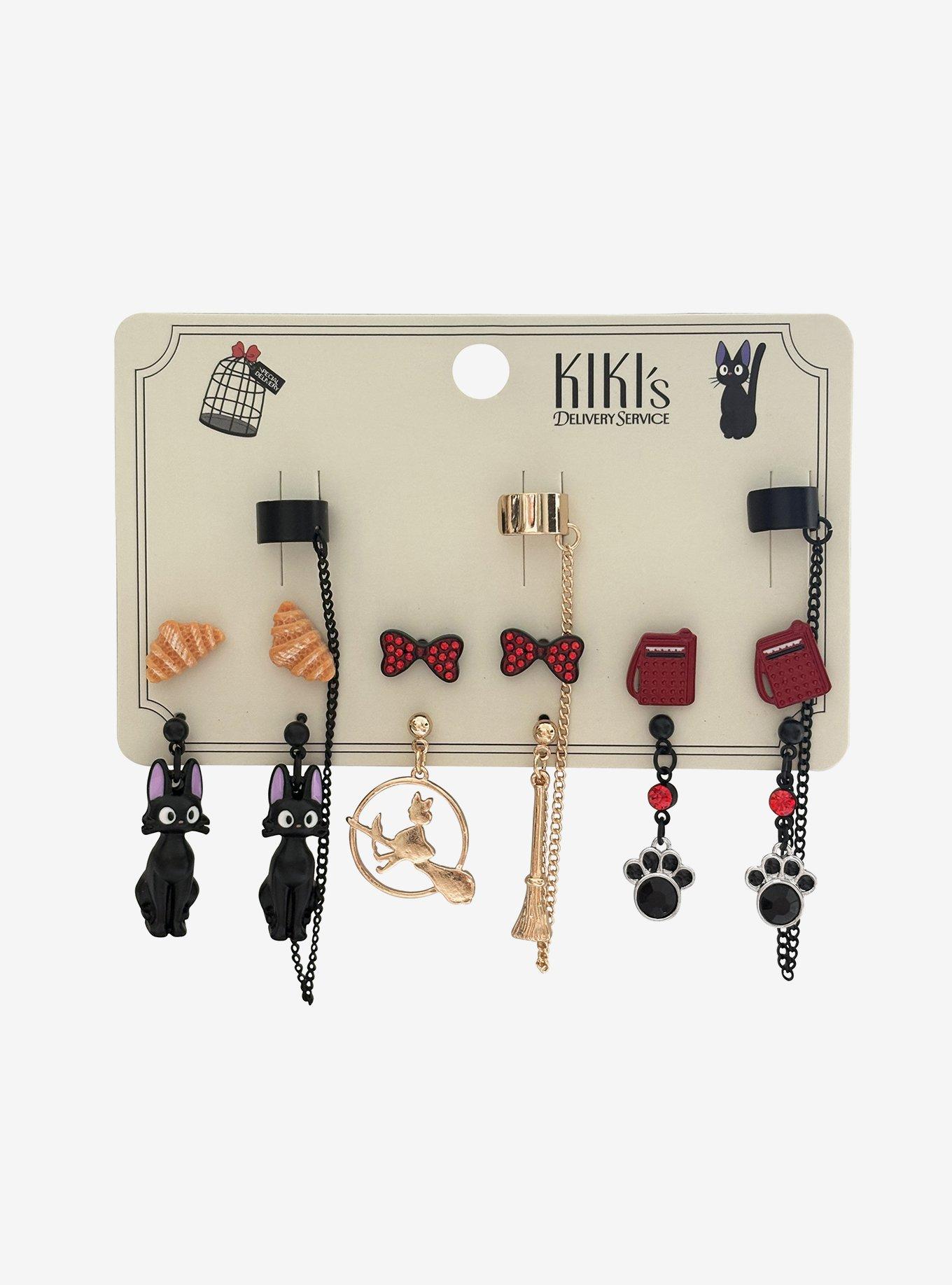 Studio Ghibli® Kiki's Delivery Service Icons Stud & Cuff Earring Set, , hi-res