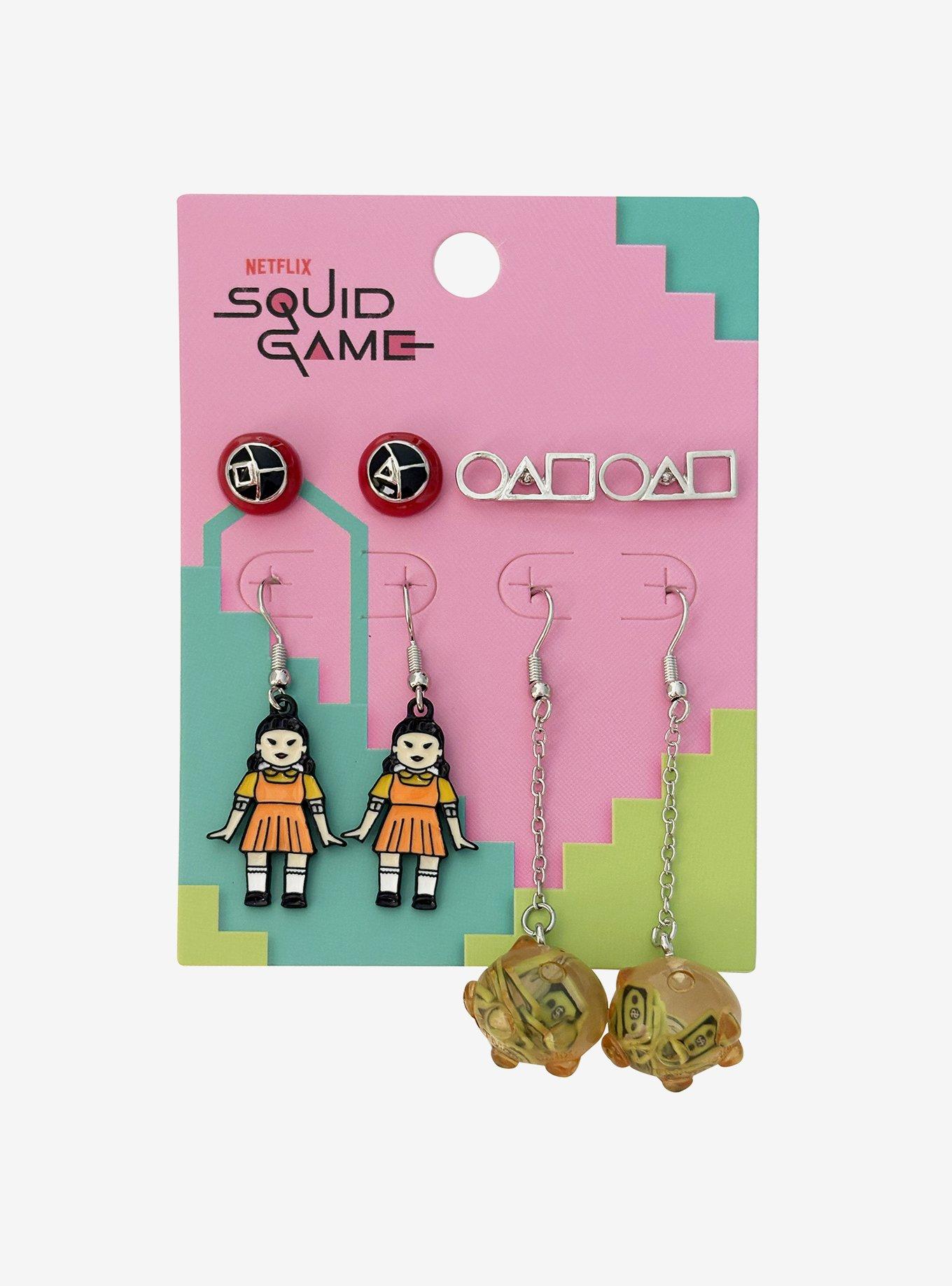 Squid Game Icons Earring Set, , hi-res