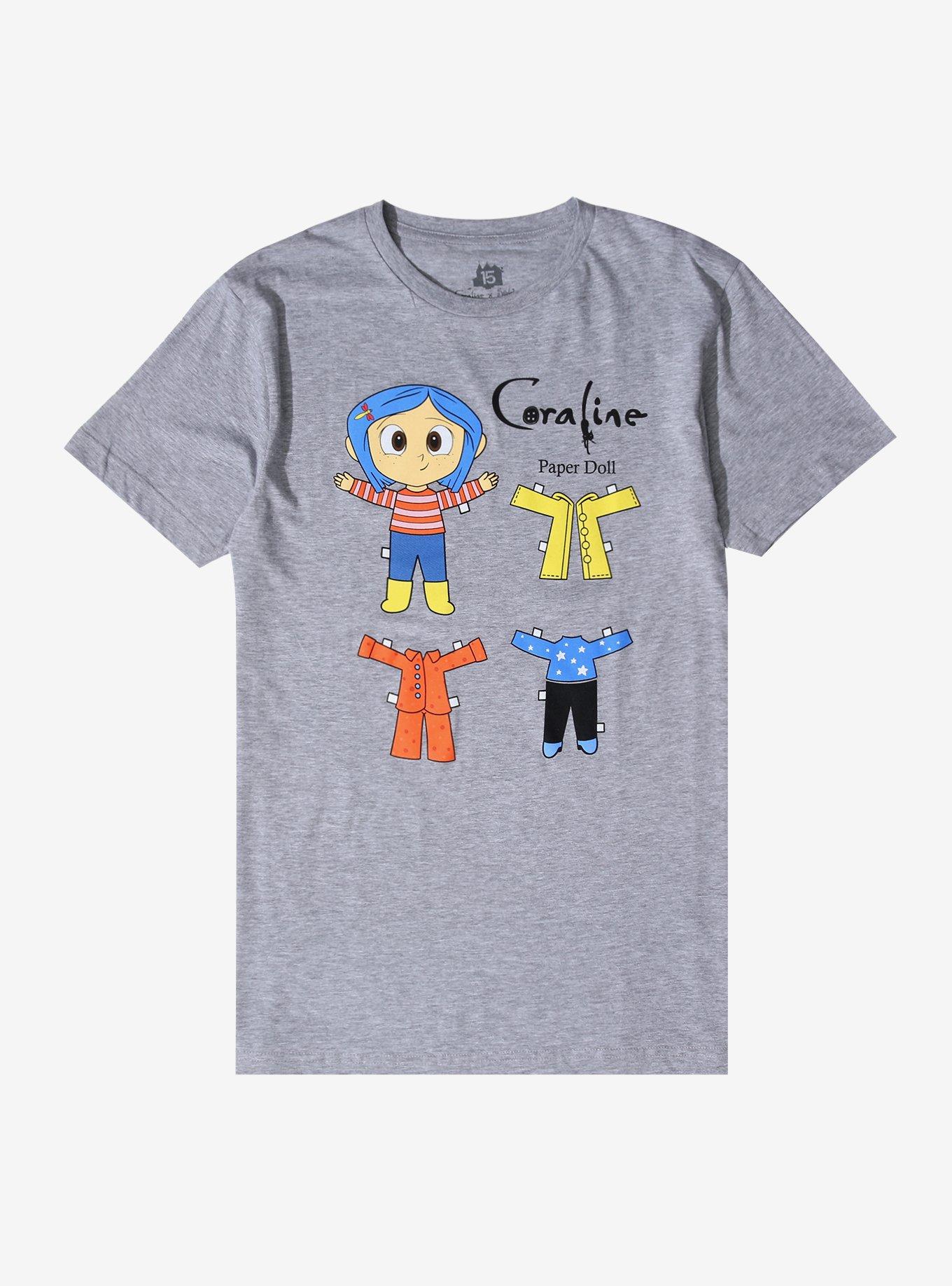 Coraline X Spooksieboo Paper Doll T-Shirt, , hi-res