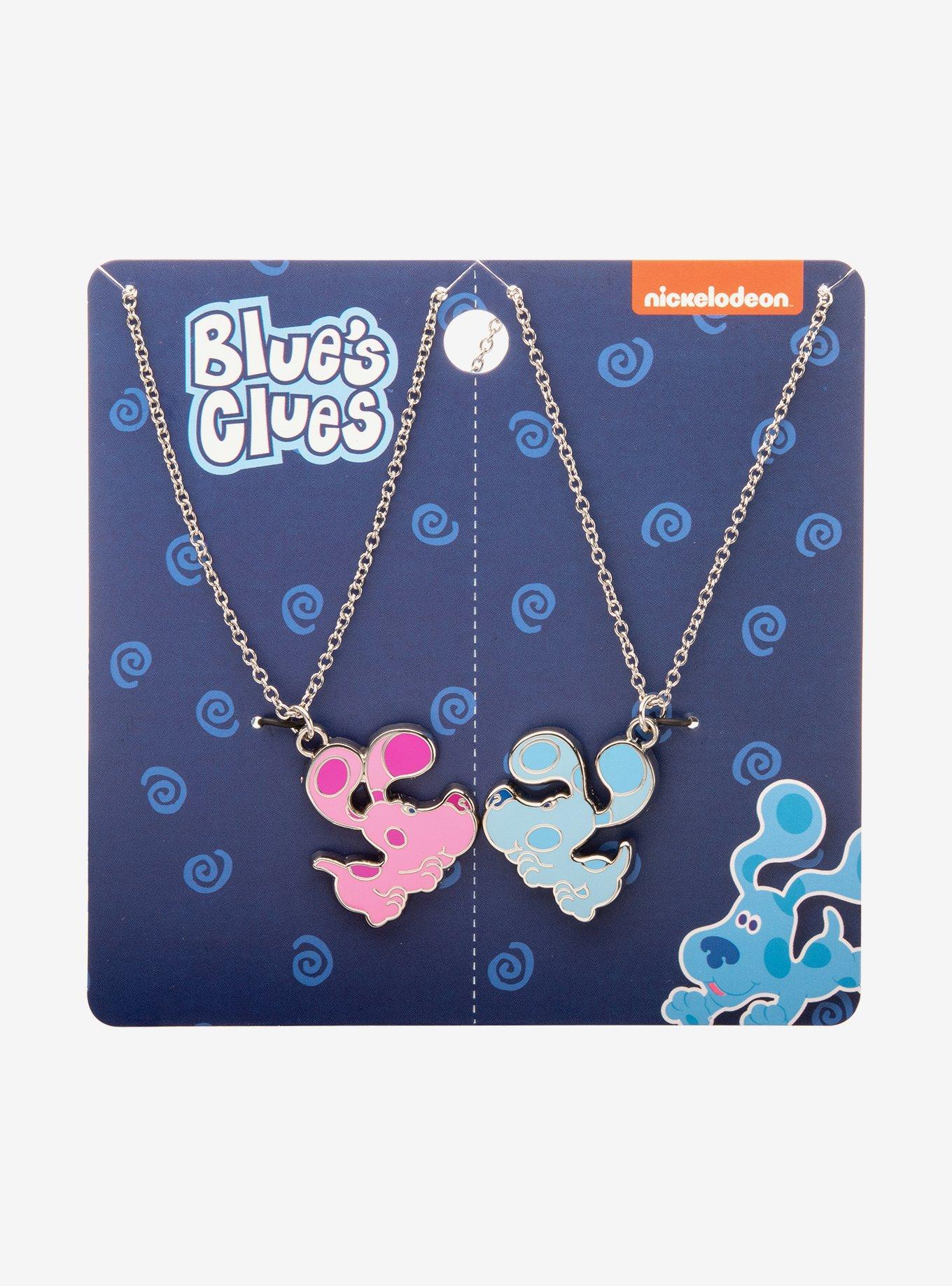 Blue's Clues Blue & Magenta Best Friend Necklace Set, , hi-res