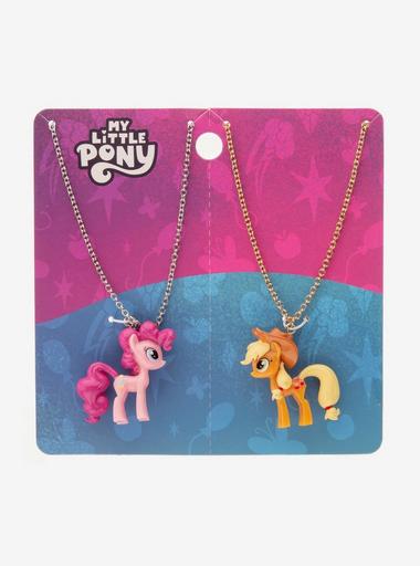 My Little Pony Applejack Pinkie Pie Best Friend Necklace Set Hot Topic