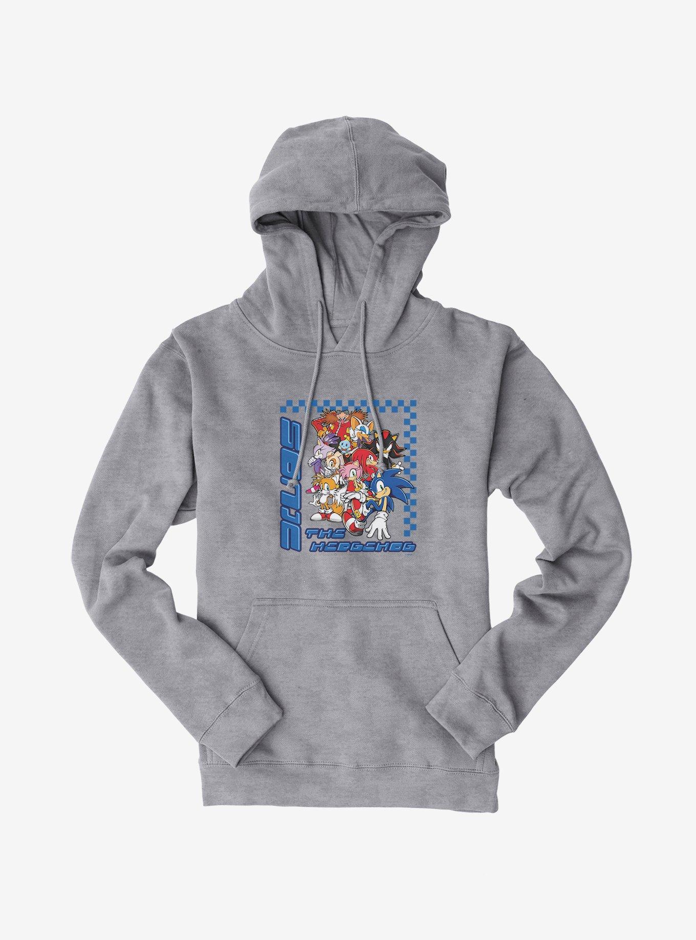 Sonic The Hedgehog Group Checkered Hoodie, , hi-res