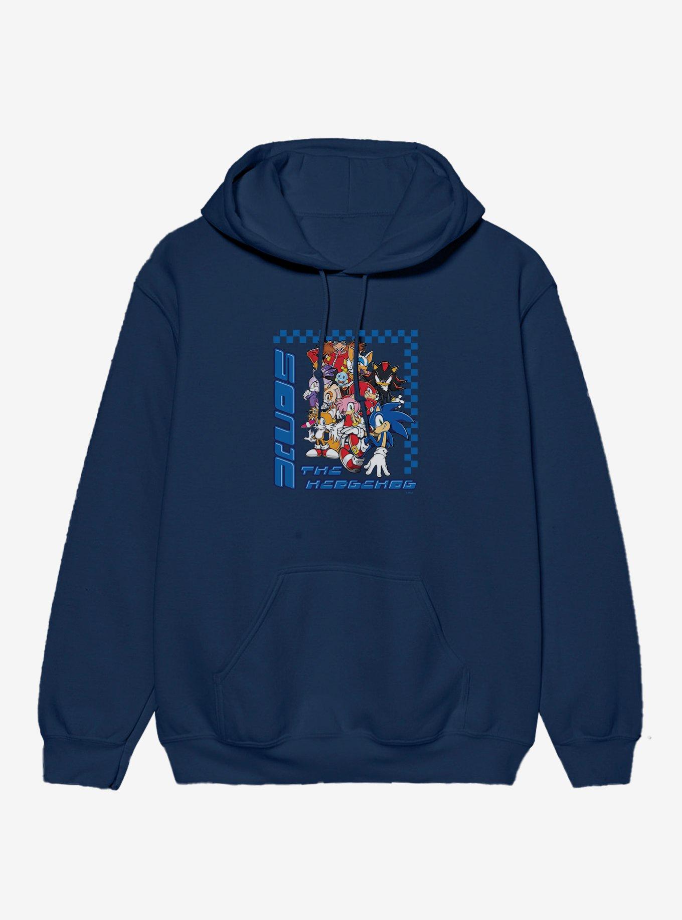 Sonic The Hedgehog Group Checkered Hoodie
