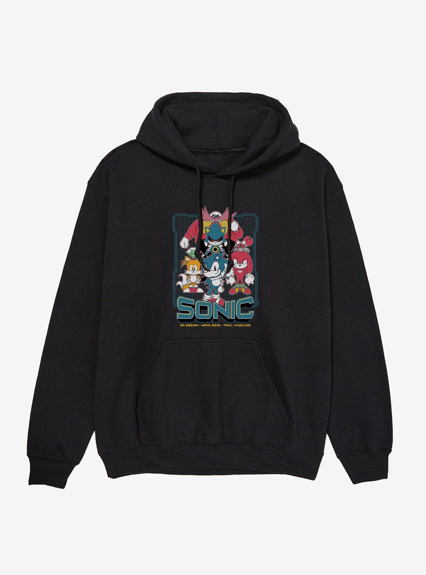 Sonic The Hedgehog Group Retro Hoodie