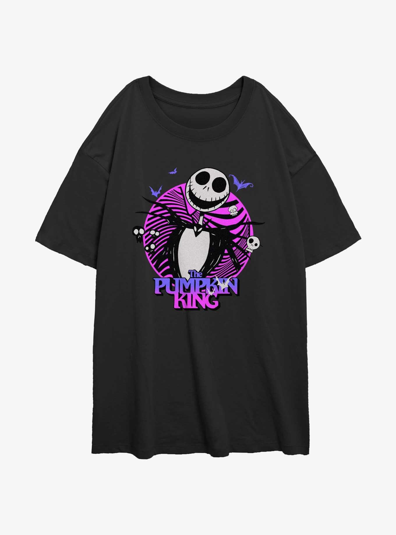 Disney The Nightmare Before Christmas Jack The Pumpkin King Girls Oversized T-Shirt, , hi-res