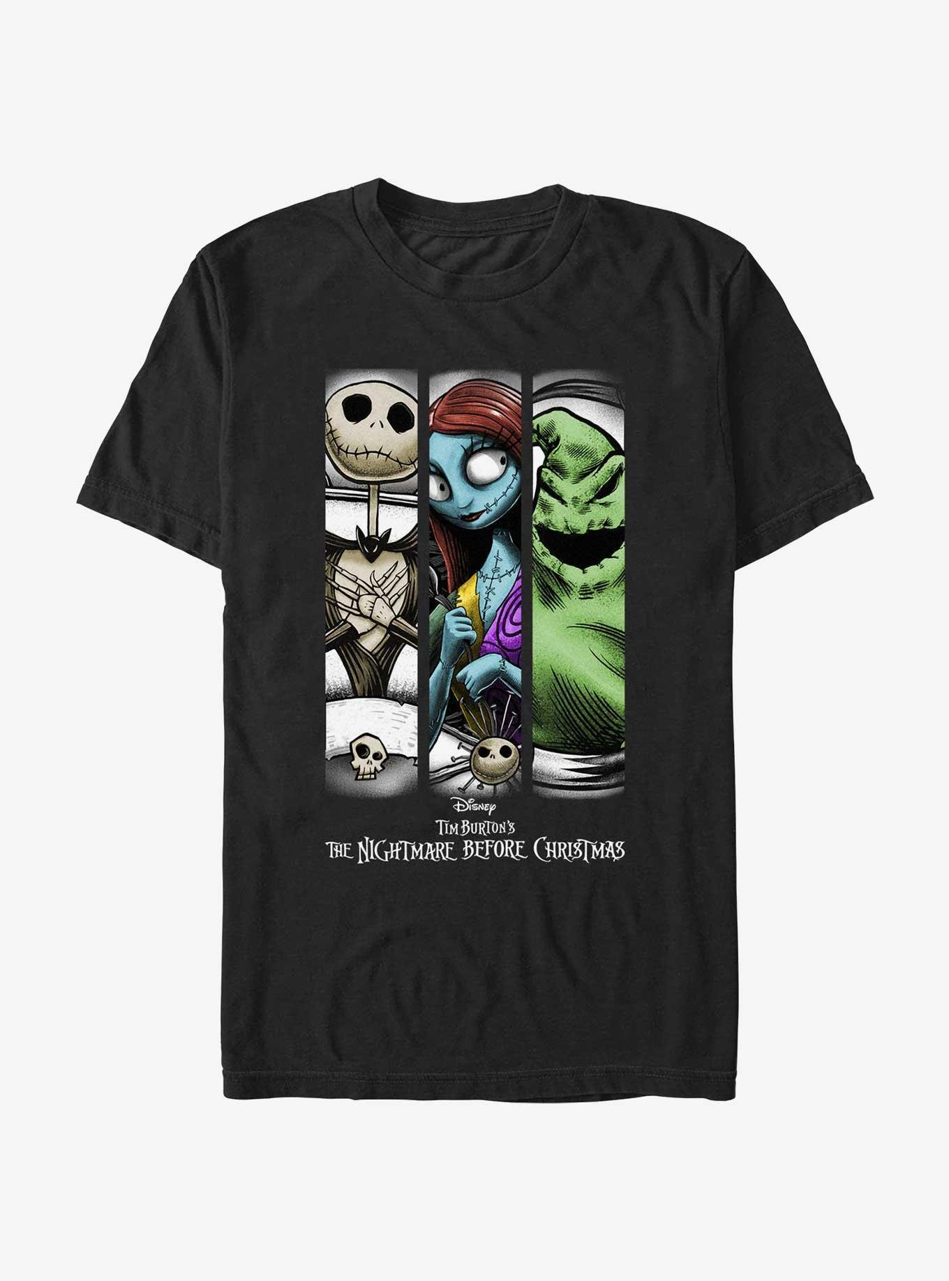 The Nightmare Before Christmas Group Grid T-Shirt, , hi-res