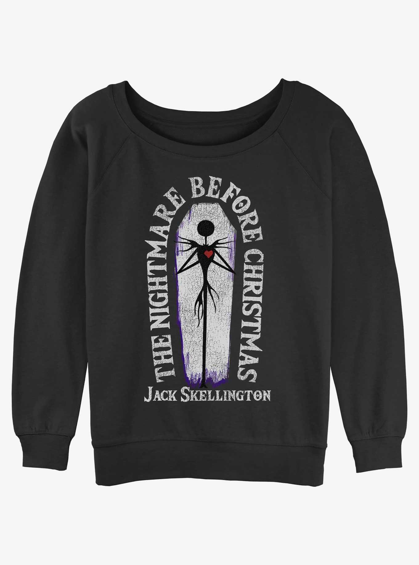 The Nightmare Before Christmas Nightmare Coffin Girls Slouchy Sweatshirt