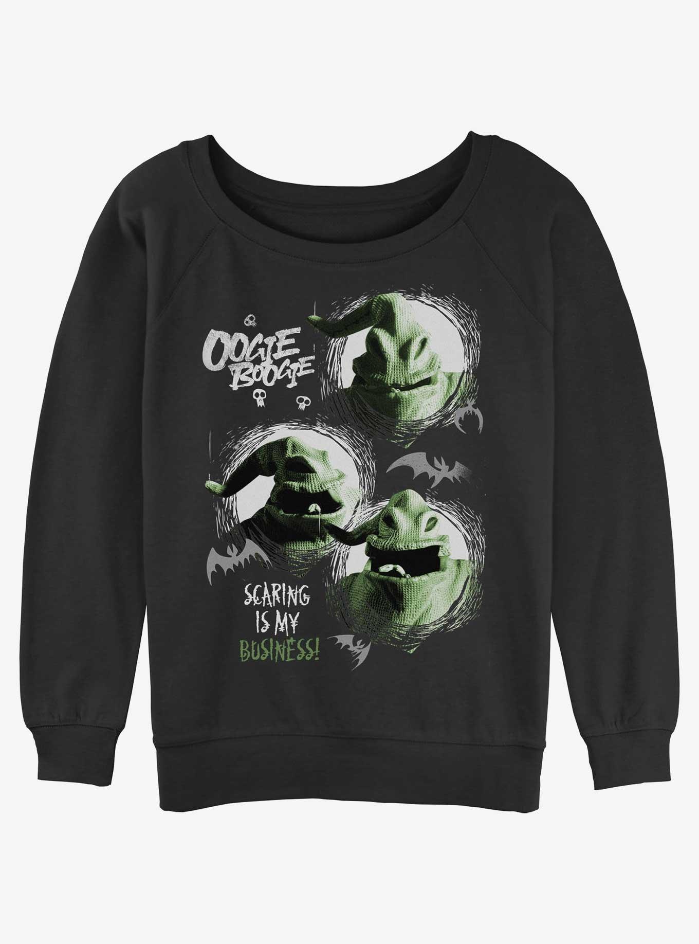 Disney The Nightmare Before Christmas Oogie Boogie Girls Slouchy Sweatshirt