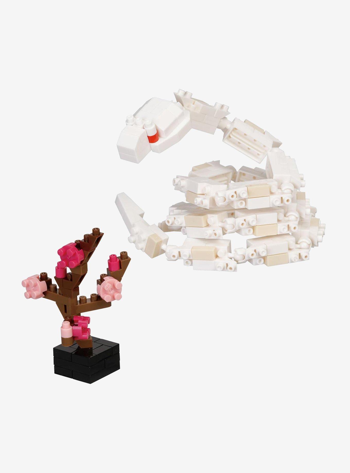 Nanoblock White Snake Build Set, , hi-res