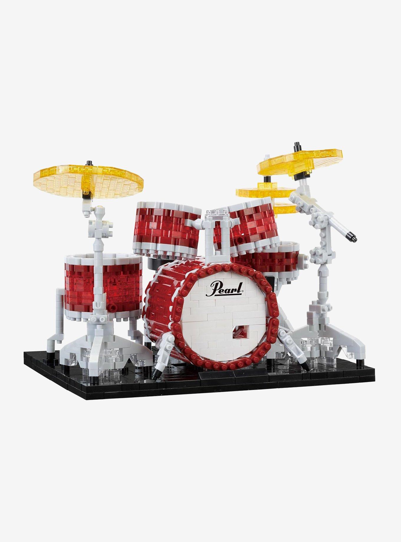 Kawada Nanoblock Instruments Pearl Drum Set Build Set, , hi-res