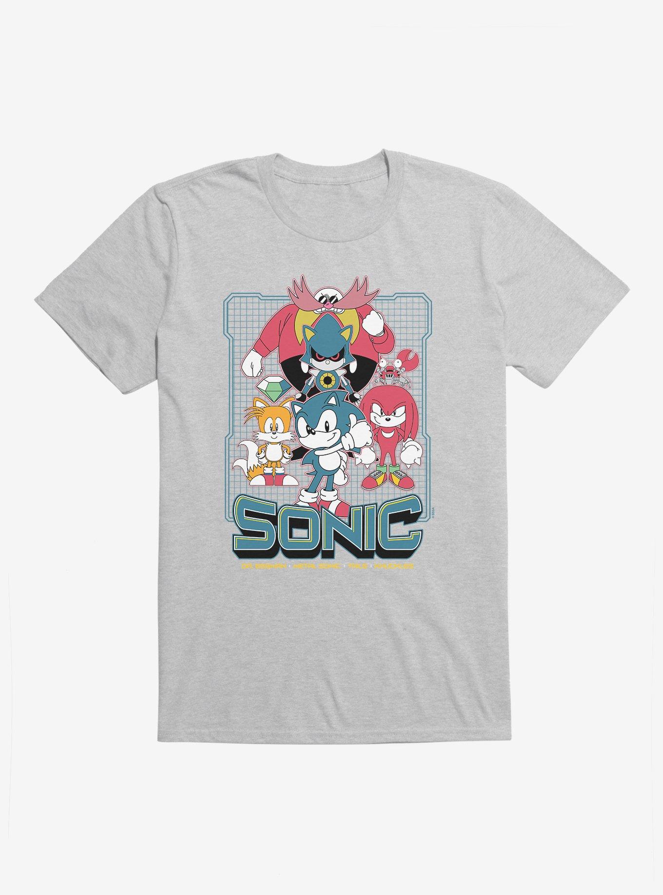 Sonic The Hedgehog Group Retro T-Shirt