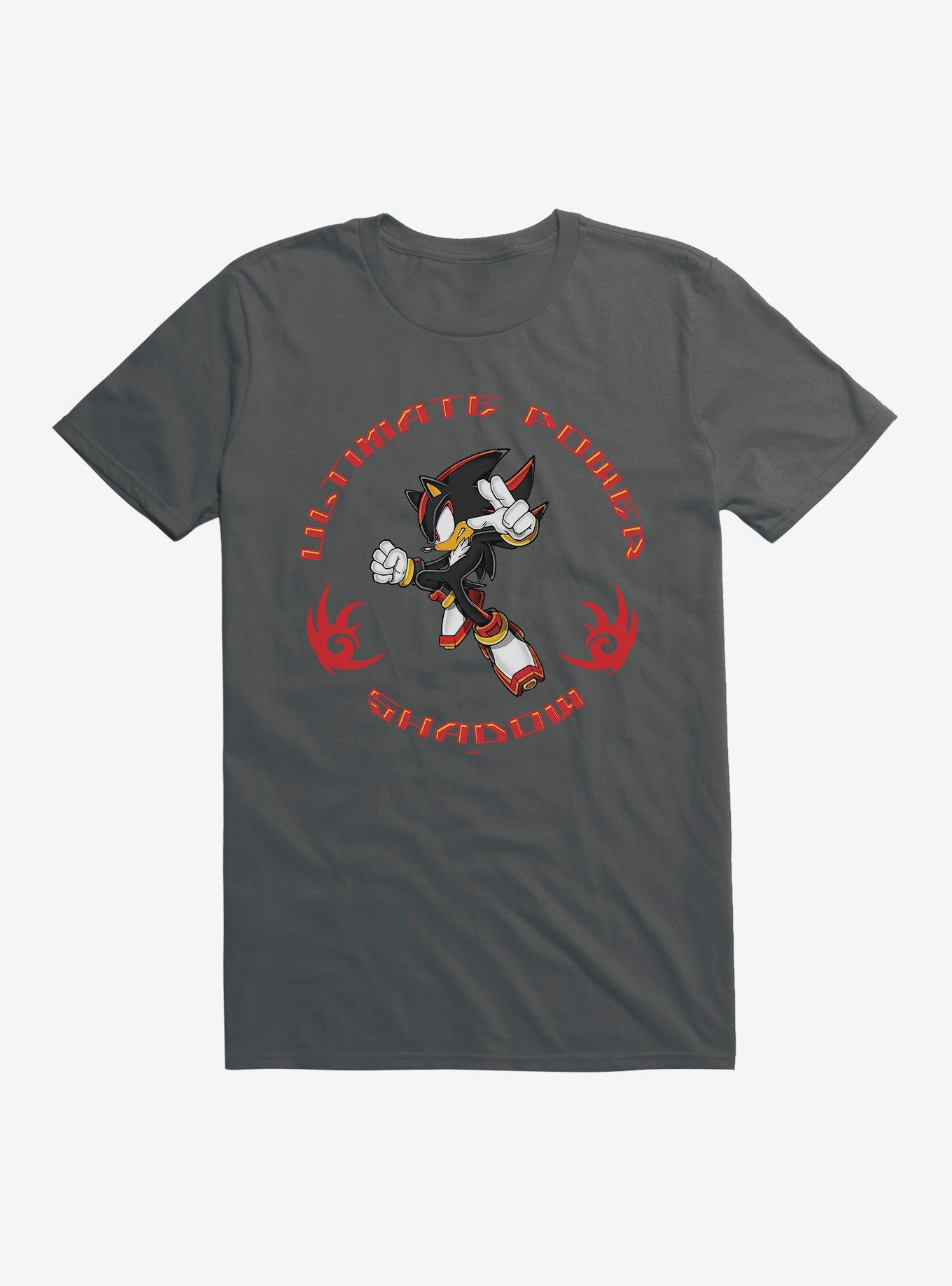Sonic The Hedgehog Ultimate Power Shadow T-Shirt, CHARCOAL, hi-res