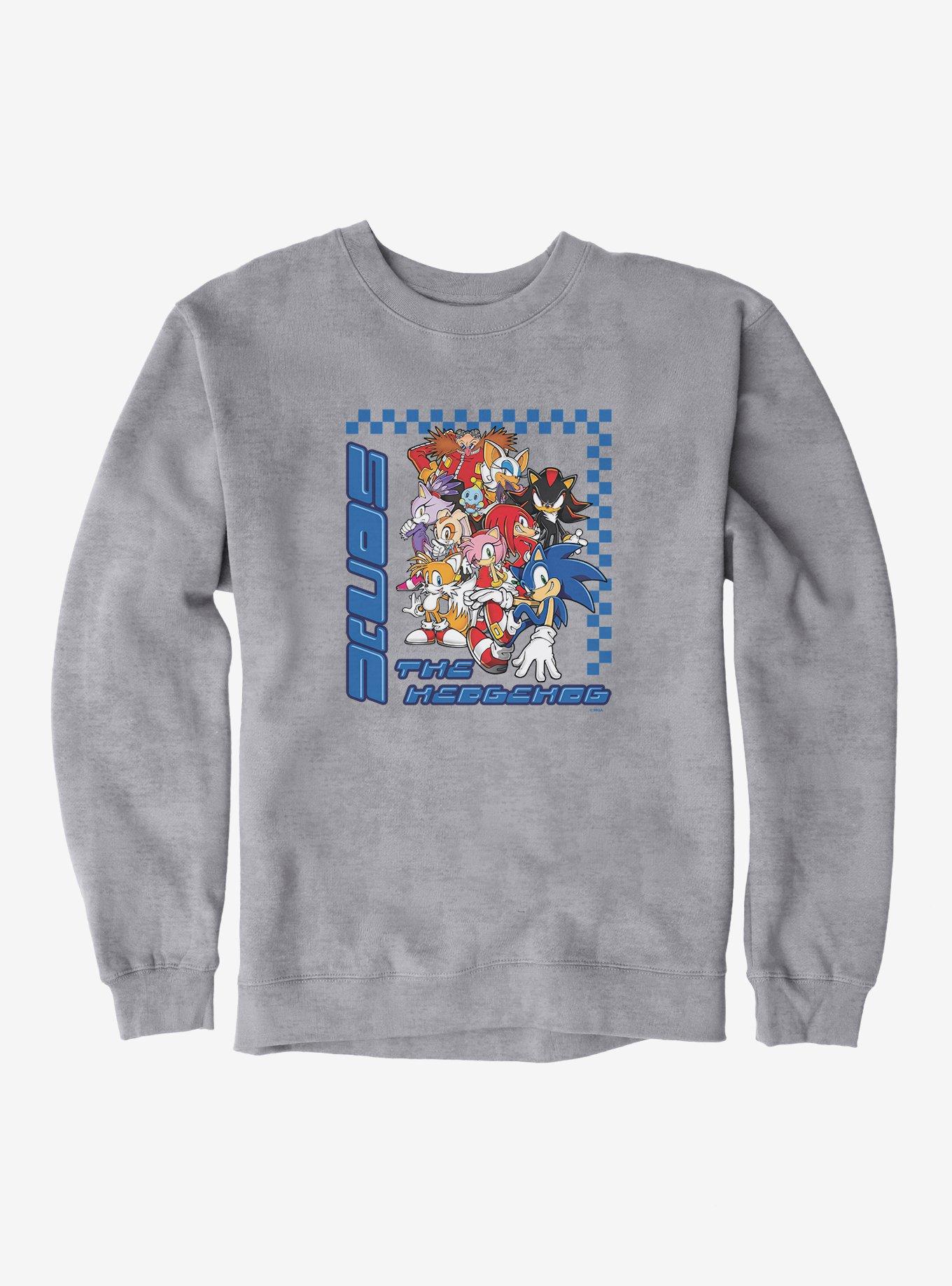 Sonic The Hedgehog Group Checkered Sweatshirt, , hi-res