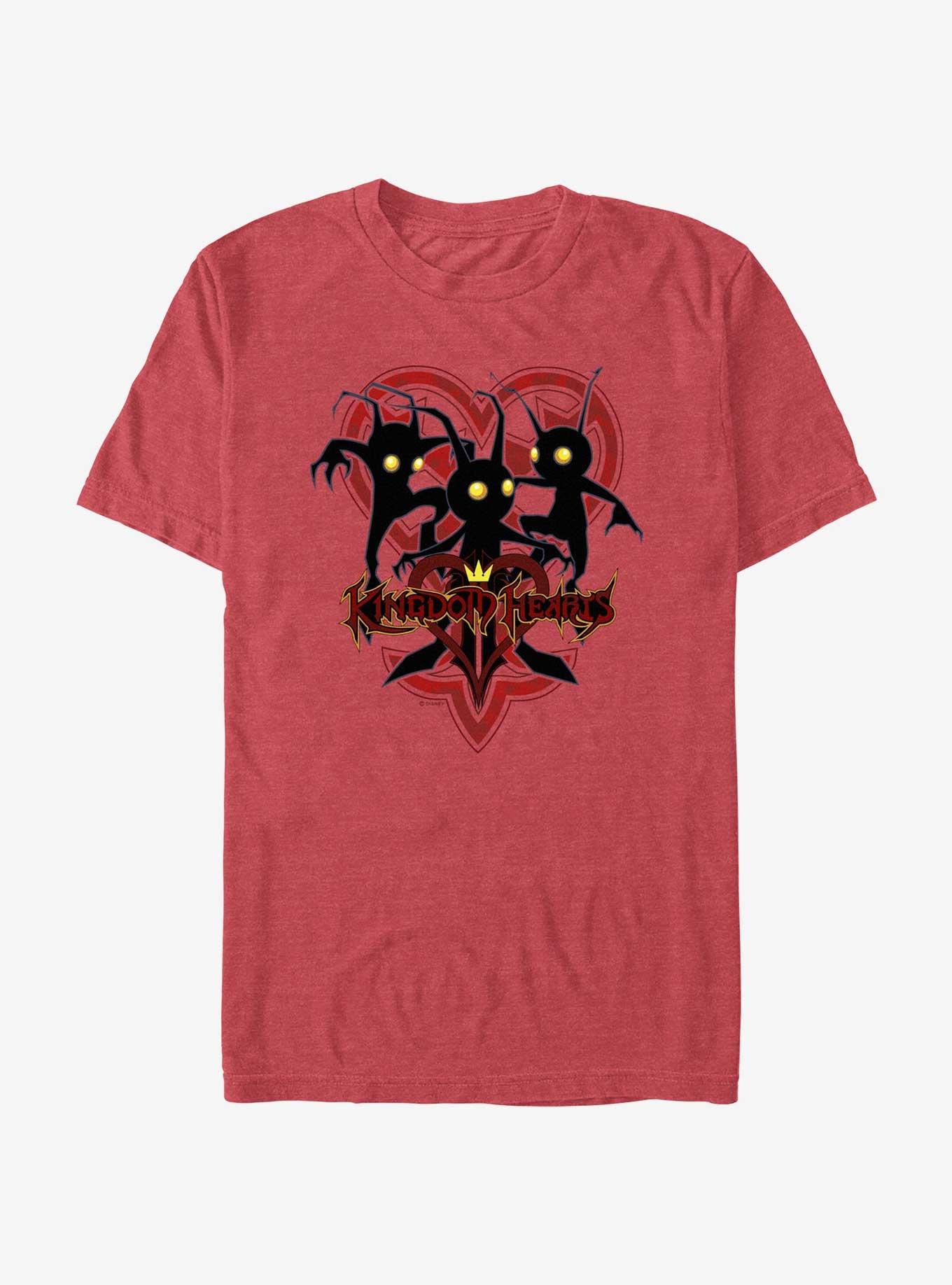Disney Kingdom Hearts Shadow Heartless T-Shirt, RED HTR, hi-res