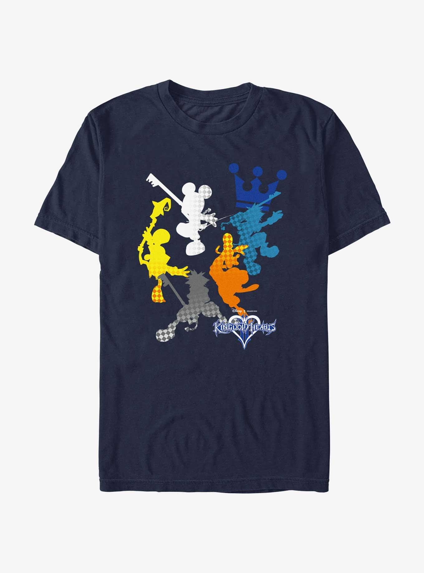 Disney Kingdom Hearts Checker Dudes T-Shirt, , hi-res