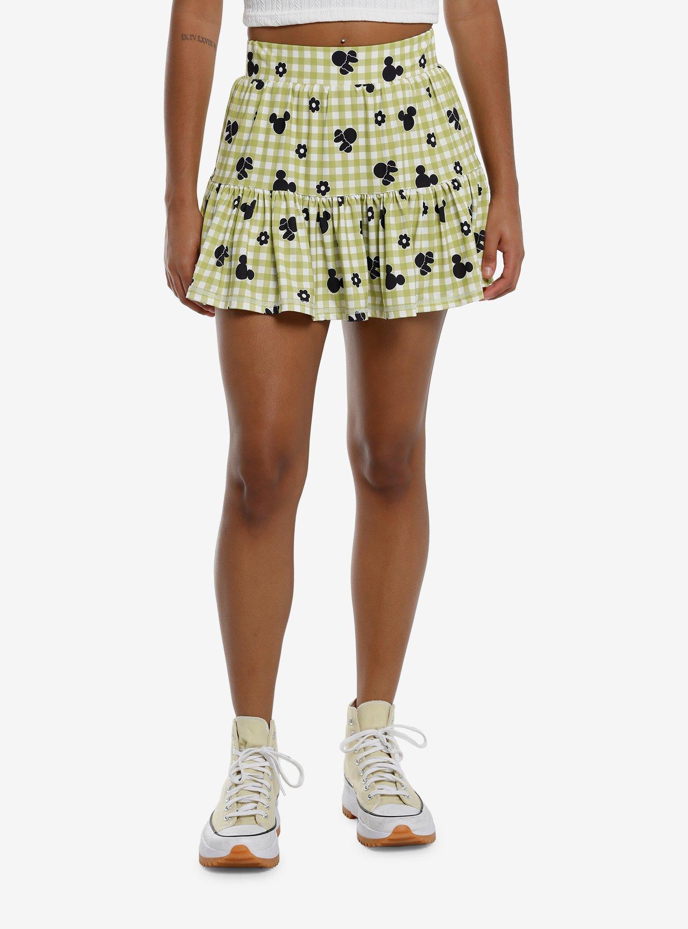 Disney Mickey Mouse & Minnie Mouse Gingham Active Skort, , hi-res