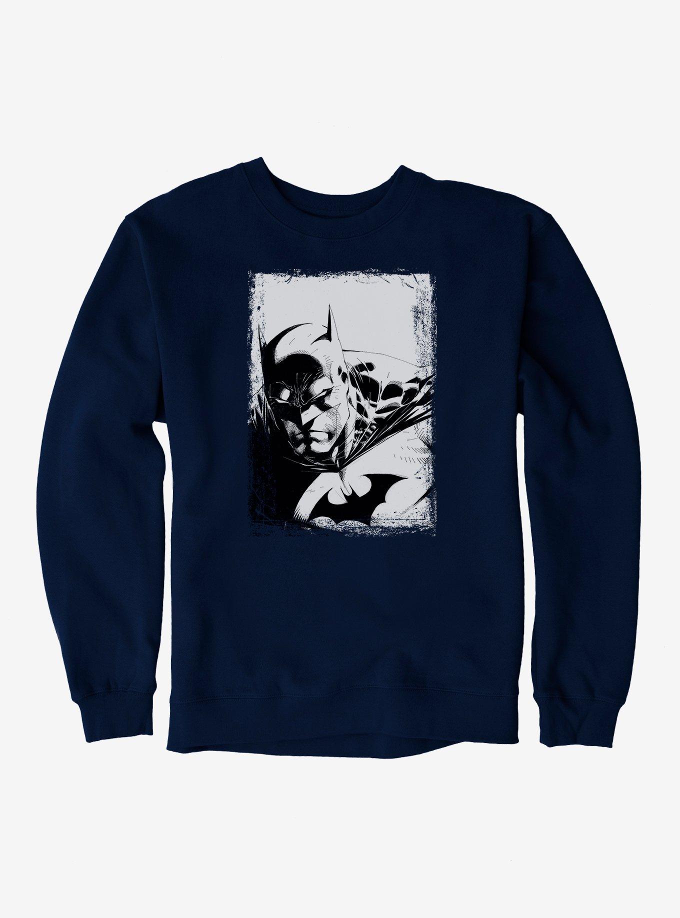 Batman Sketch Portrait Sweatshirt, , hi-res