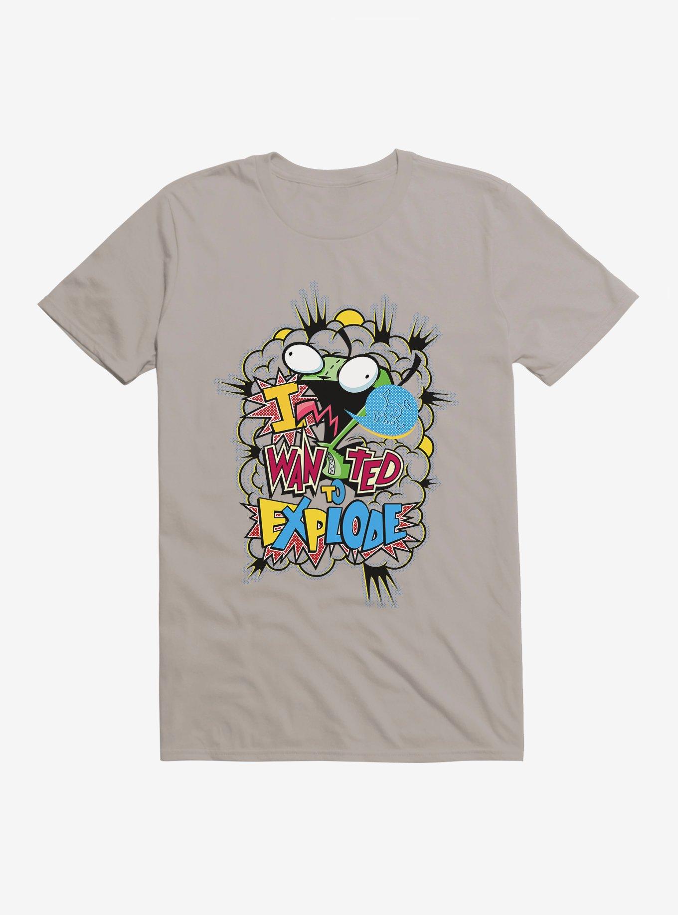 Invader Zim I Want To Explode T-Shirt, , hi-res