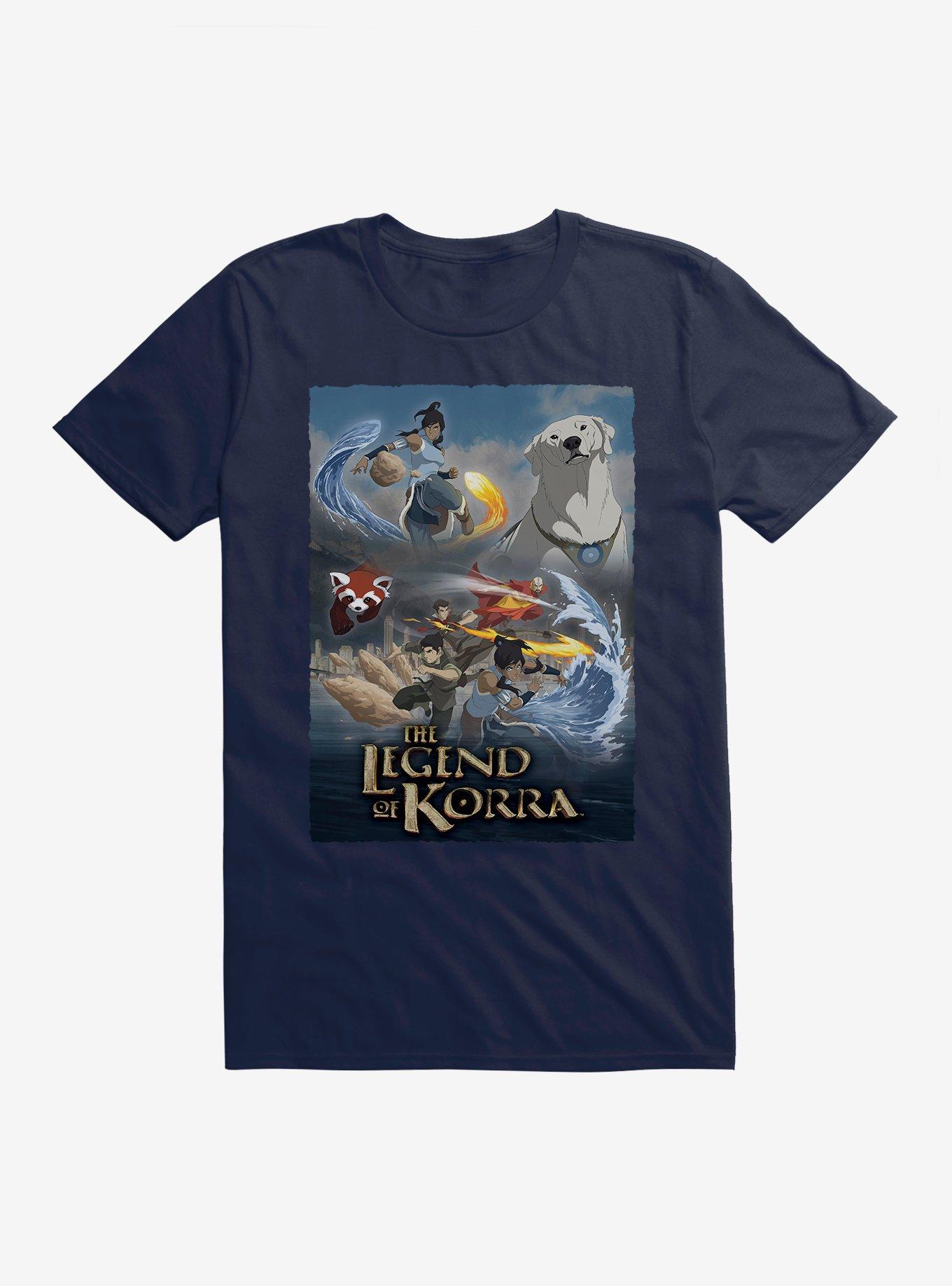 The Legend Of Korra Master Benders T-Shirt, , hi-res