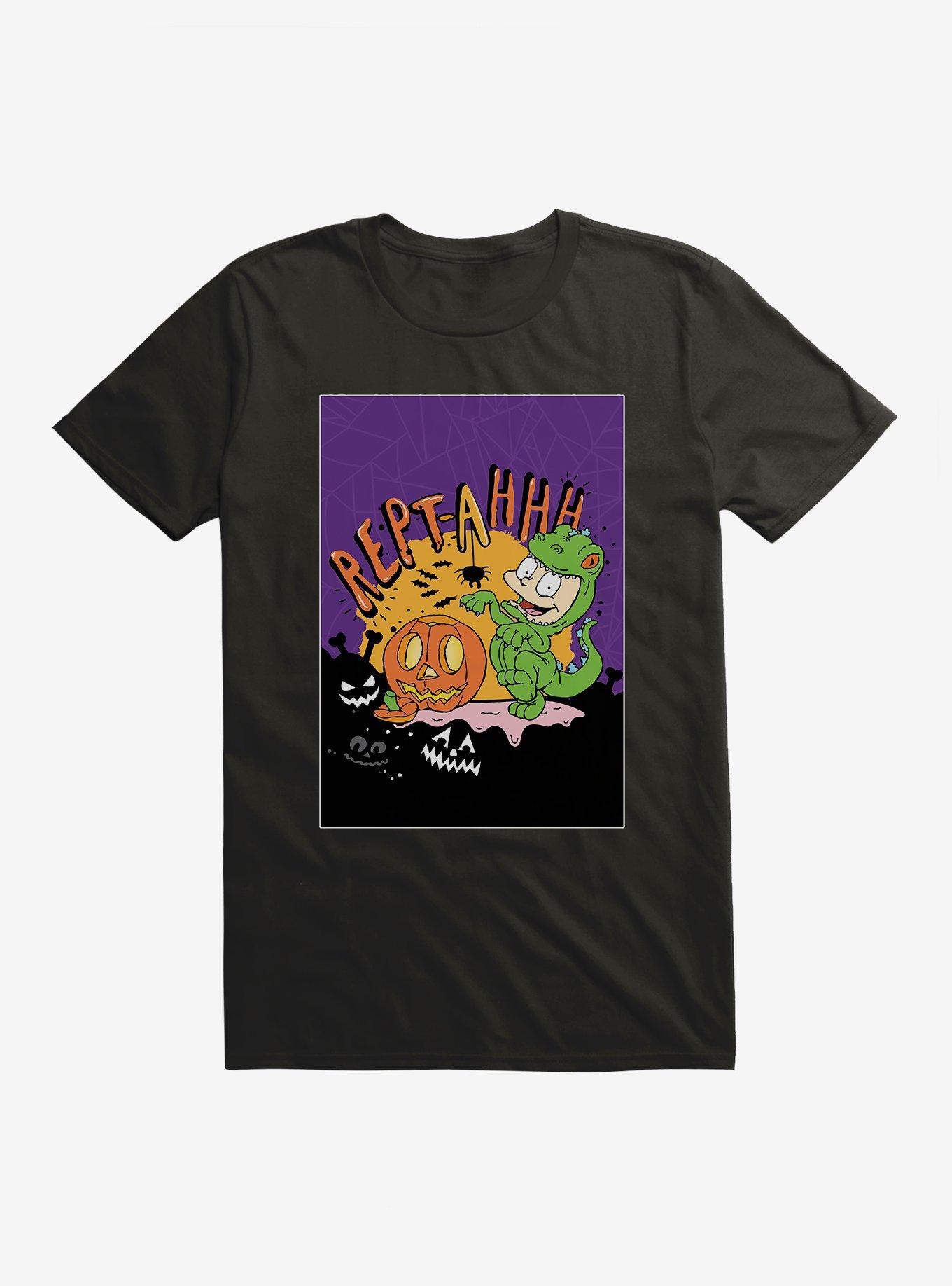 Rugrats Halloween Tommy Rept-Ahhh! T-Shirt, BLACK, hi-res