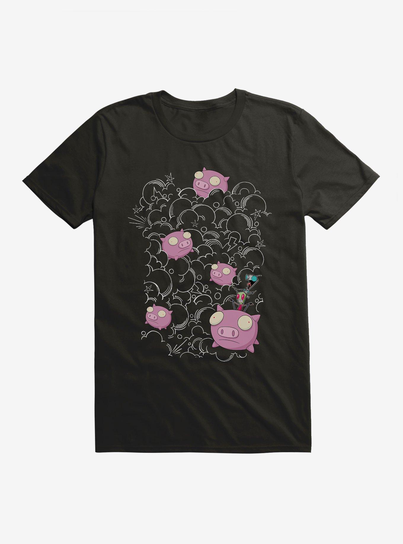 Invader Zim Pig Stampede T-Shirt, , hi-res