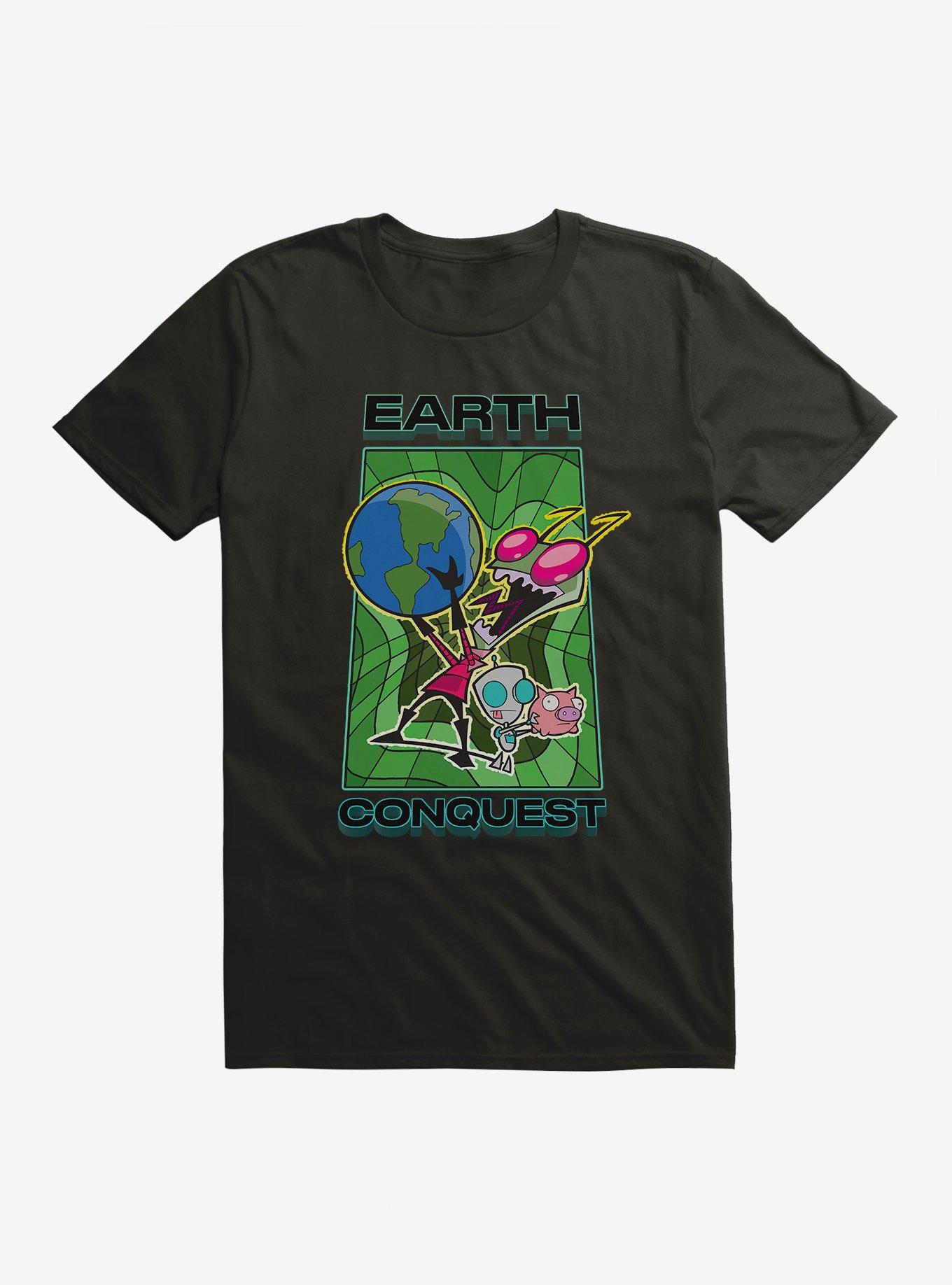 Invader Zim Conquest T-Shirt, BLACK, hi-res